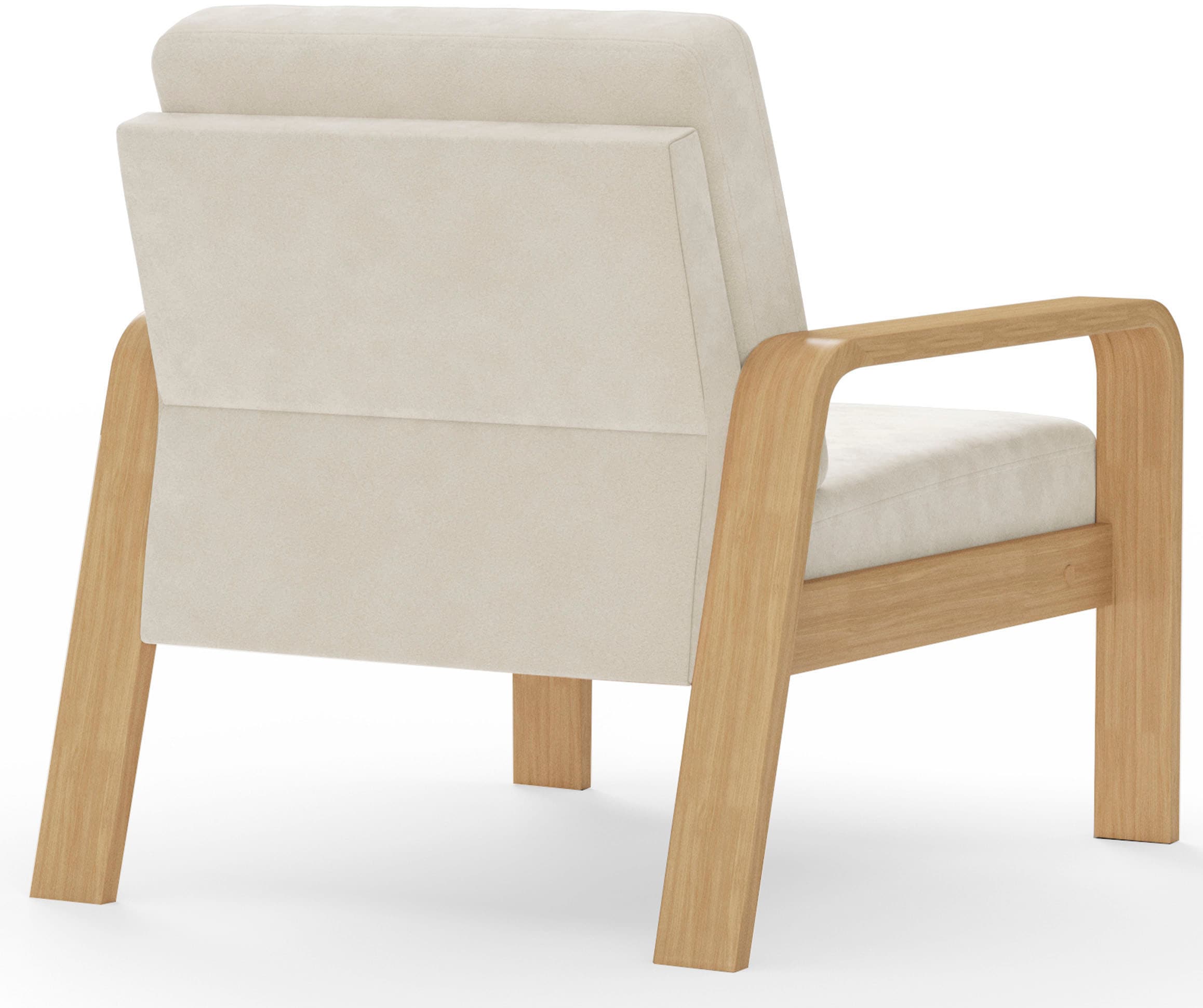 sit&more Sessel »Kolding«, Armlehnen aus Buchenholz in natur, verschiedene Bezüge und Farben