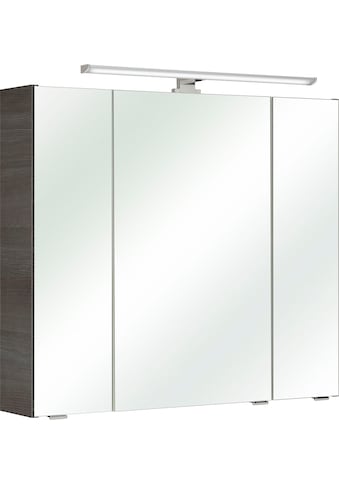 Spiegelschrank »Quickset Badschrank, 3 Spiegeltüren, 6 Einlegeböden, 80 cm breit«