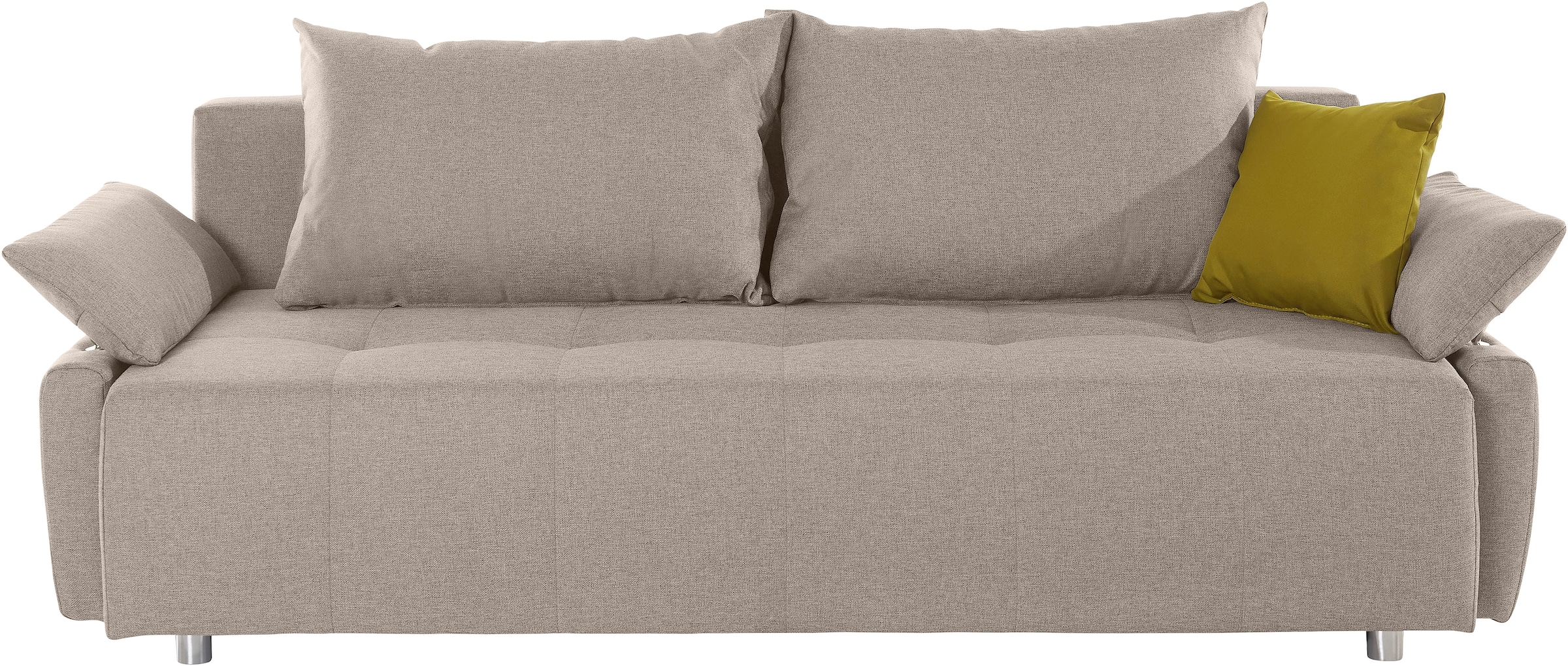 COLLECTION AB Schlafsofa »Funtastic«, mit Federkern, Bettfunktion, inklusive 2 Rücken- und 1 Zierkissen