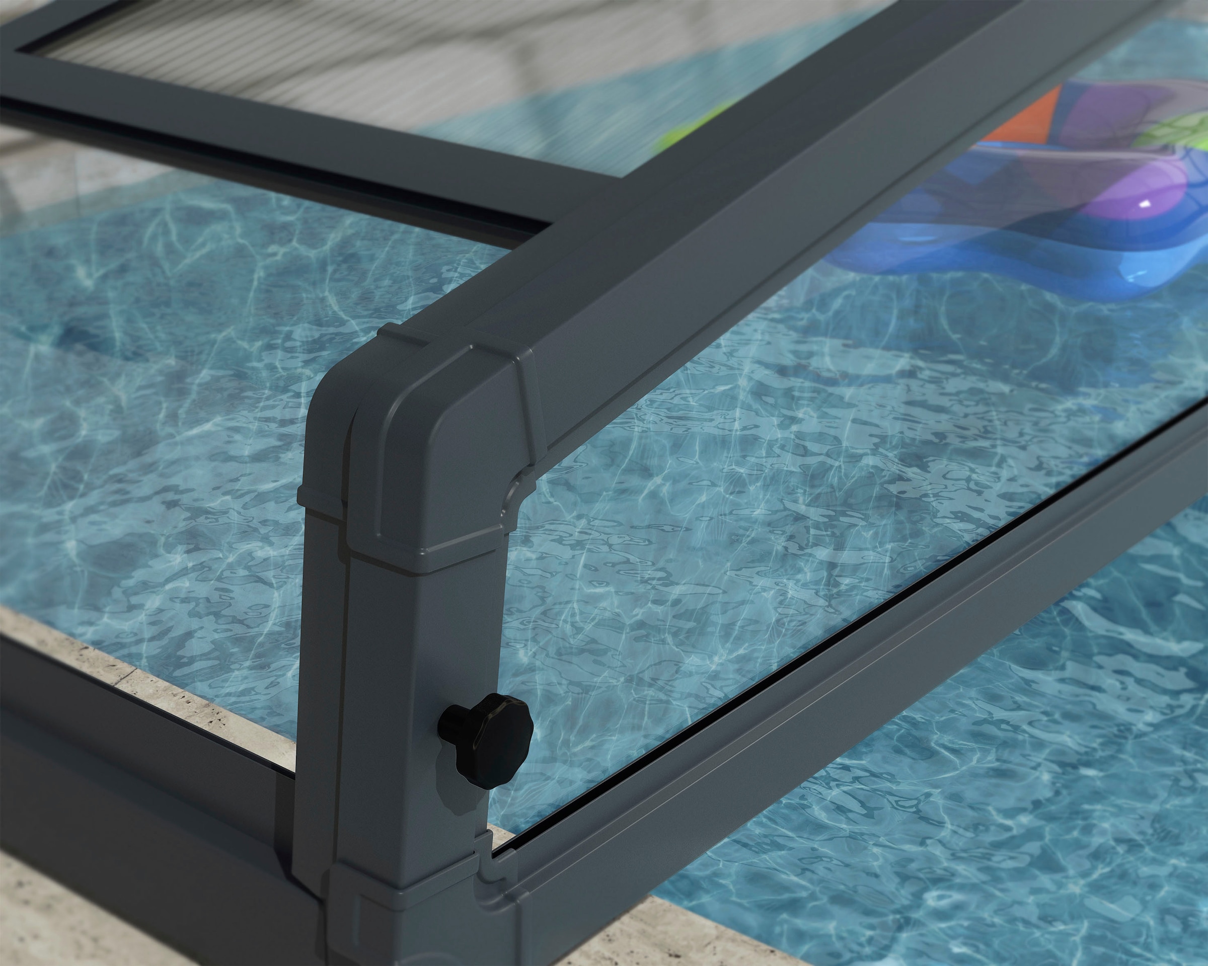 Palram - Canopia Poolverdeck »Palram - Canopia Poolüberdachung Majorca« für rechteckige Pools bis zu 4 x 6 m geeignet