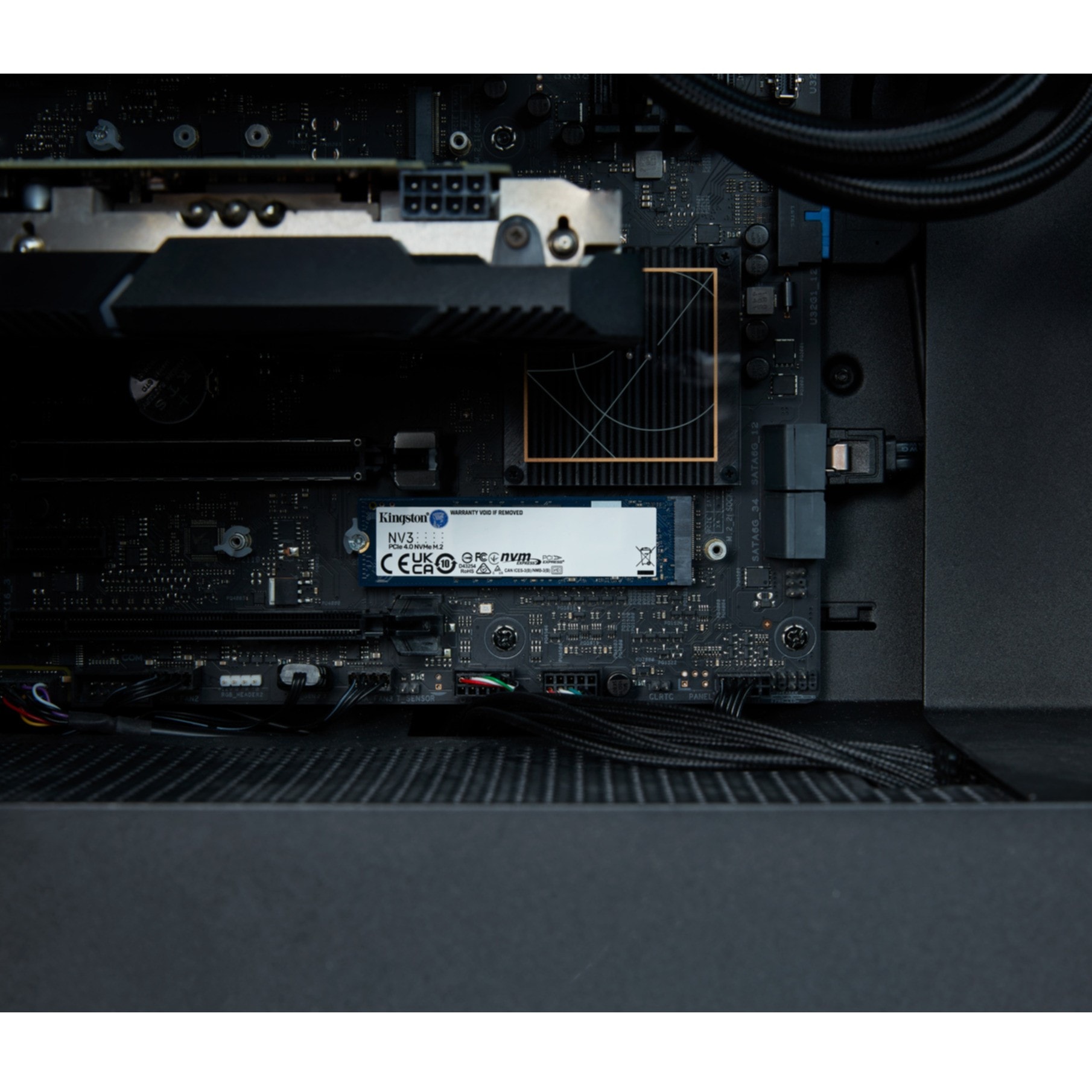 Kingston interne SSD »2000G NV3 M.2 2280 NVMe SSD« 2000 GB Anschluss M.2 (2880)