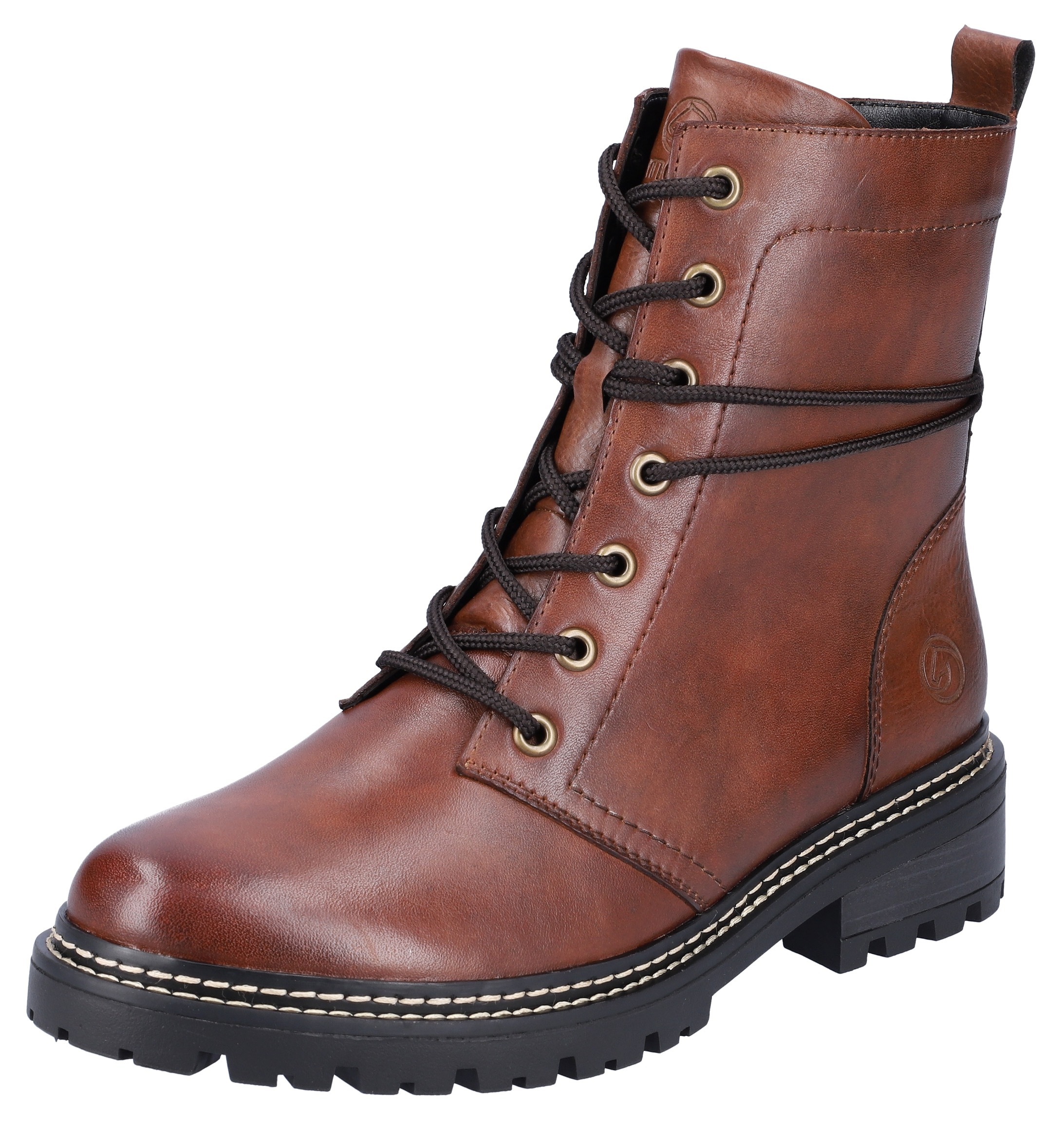 Remonte Schnürstiefelette mit schaftumwickelnden Schnürsenkeln