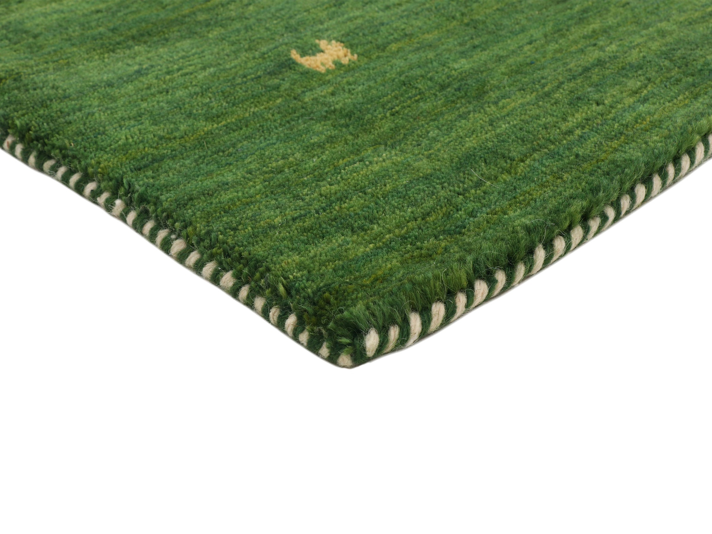 carpetfine Wollteppich »Gabbeh Uni, auch als Läufer erhältlich«, rechteckig, 15 mm Höhe, reine Wolle, handgewebt, Gabbeh Loom Tiermotiv, große Farbauswahl
