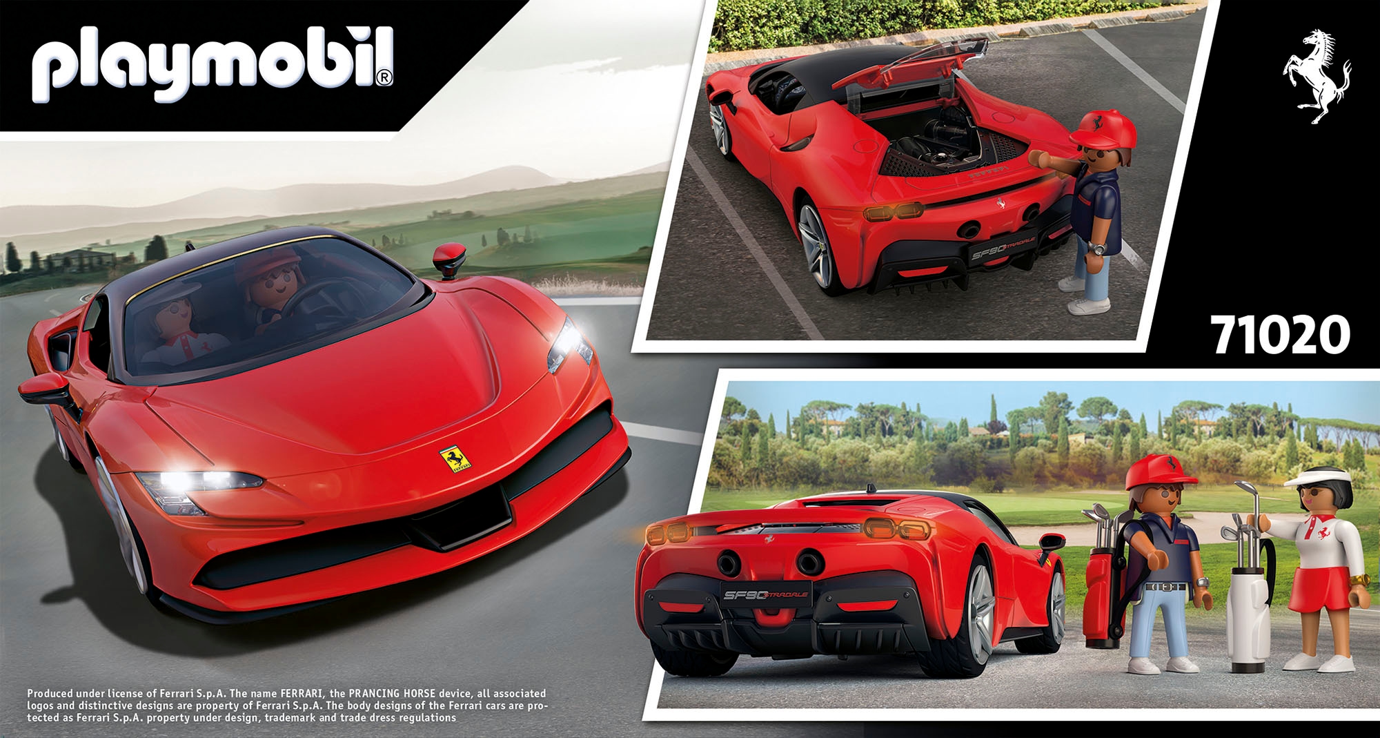 Playmobil® Konstruktions-Spielset »Ferrari SF90 Stradale (71020)«, (43 St.), mit Lichteffekten; Made in Germany