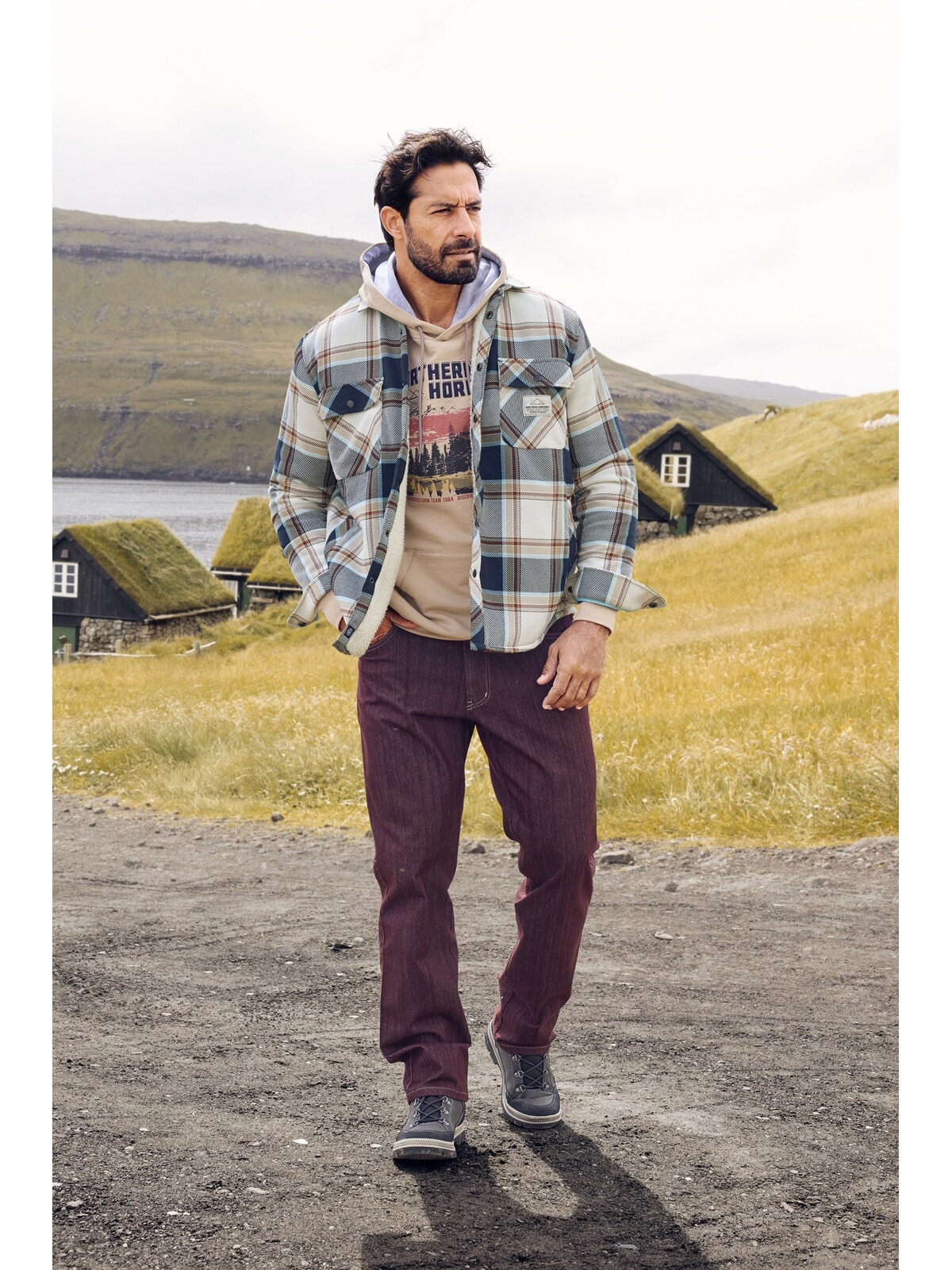 Jan Vanderstorm Outdoorjacke »Outdoorhemd OLSBORG«