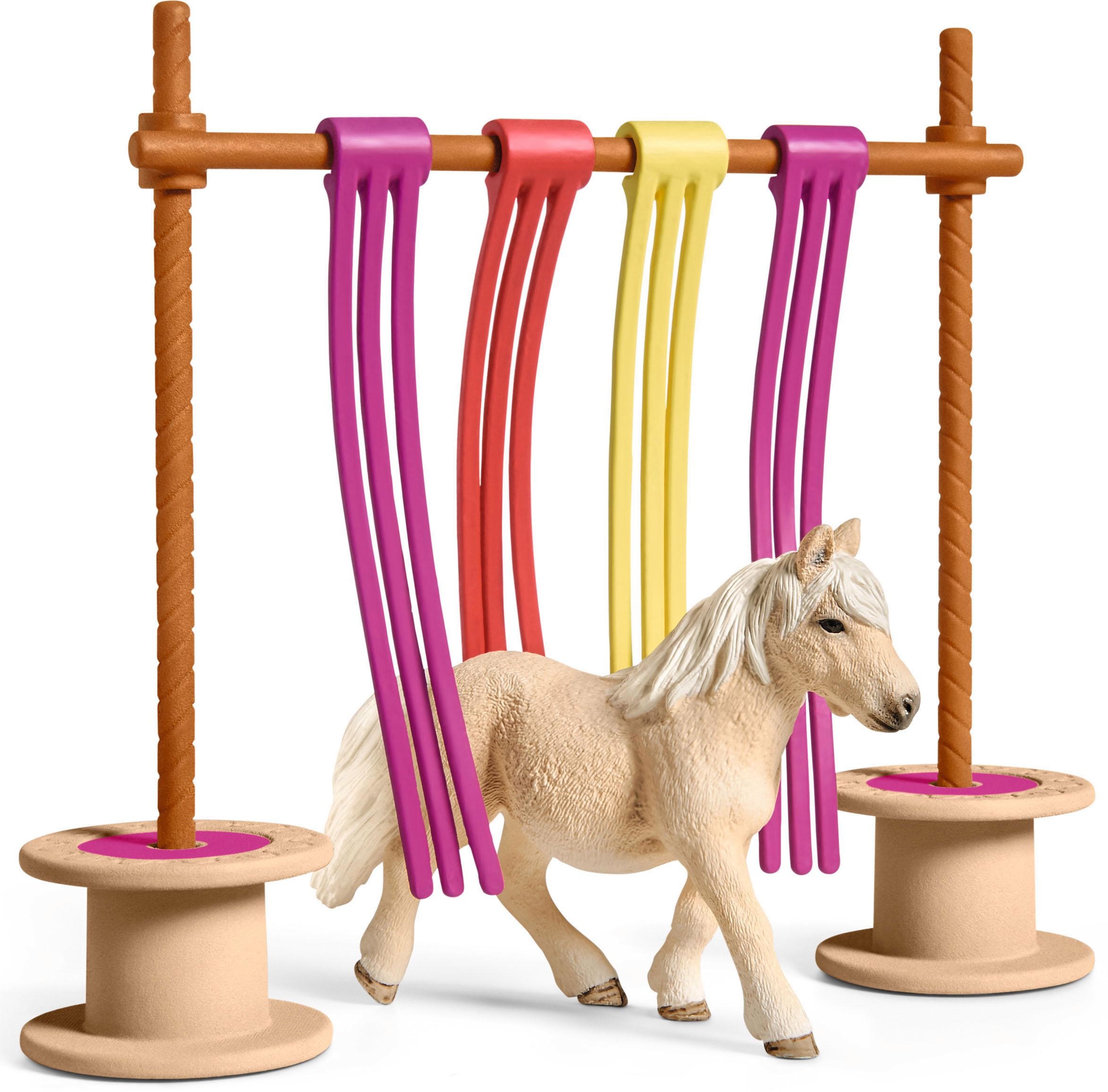 Schleich® Spielfigur »FARM WORLD, Pony Flattervorhang (42484)«