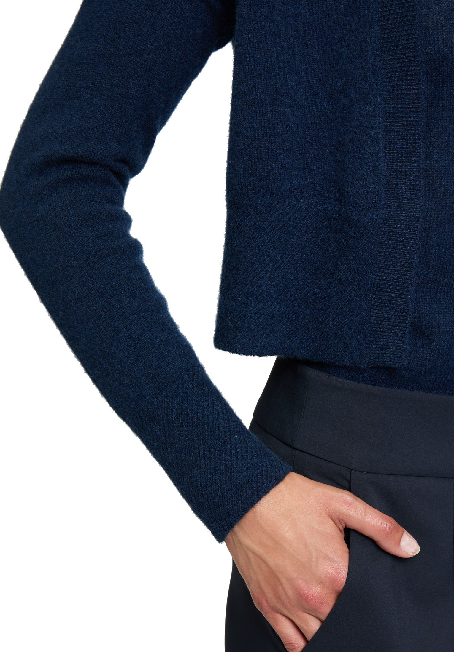Betty Barclay Strickjacke »Kaschmir-Strickjacke mit Rippbündchen«
