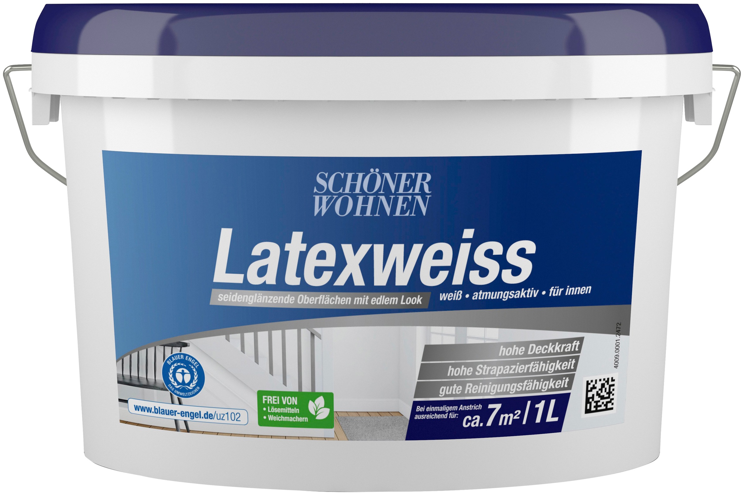 SCHÖNER WOHNEN-Kollektion Wand- und Deckenfarbe »Latexweiß«, 1 Liter, weiß,... kaufen