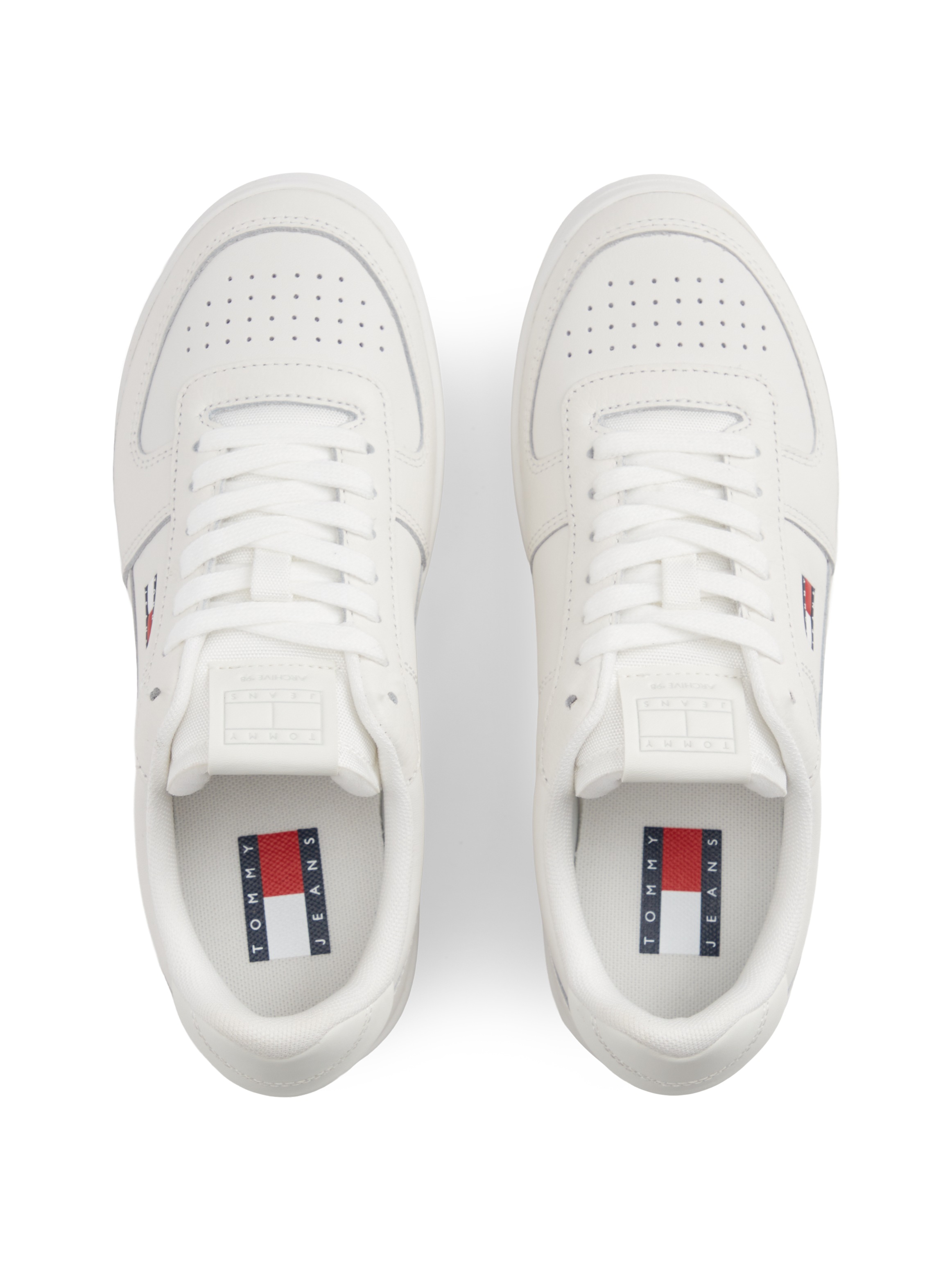 Tommy Jeans Plateausneaker »ARCHIVE '98 MAX«  Freizeitschuh, Halbschuh, Schnürer, seitliche Logoflag