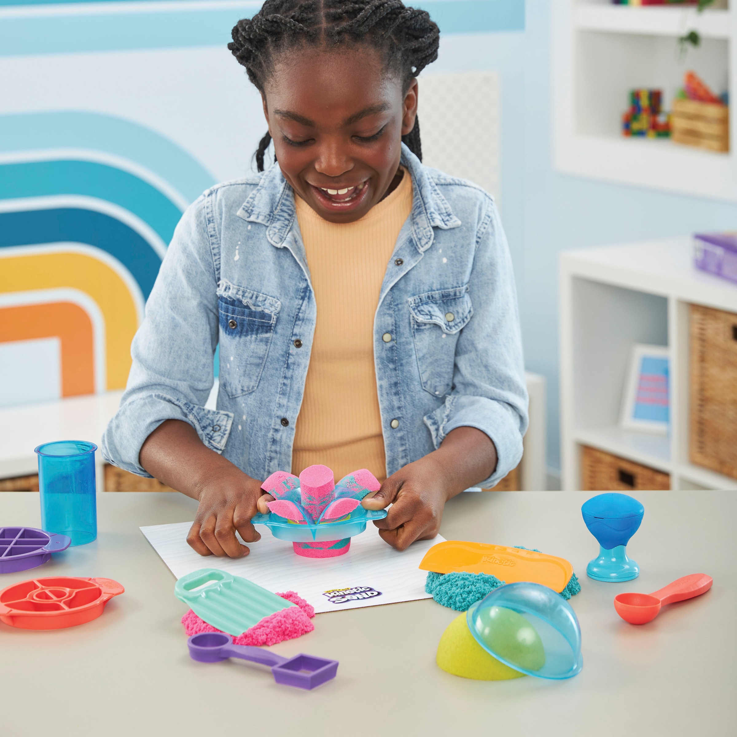 Spin Master Kreativset »Kinetic Sand - Ultimate Sandisfying Set 907g«