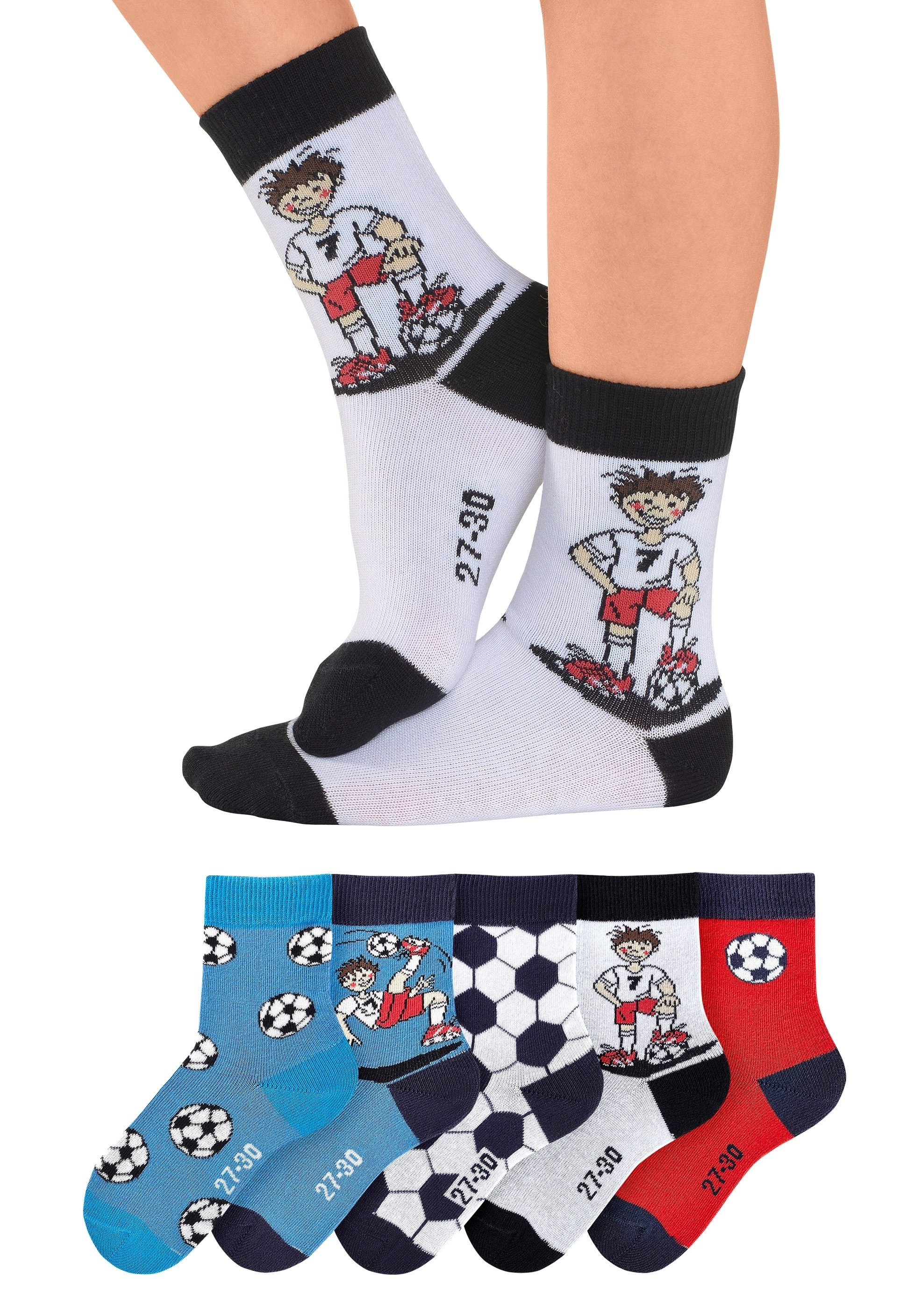 H.I.S Socken, Fußballmotiven ♕ (5 mit bei Paar)