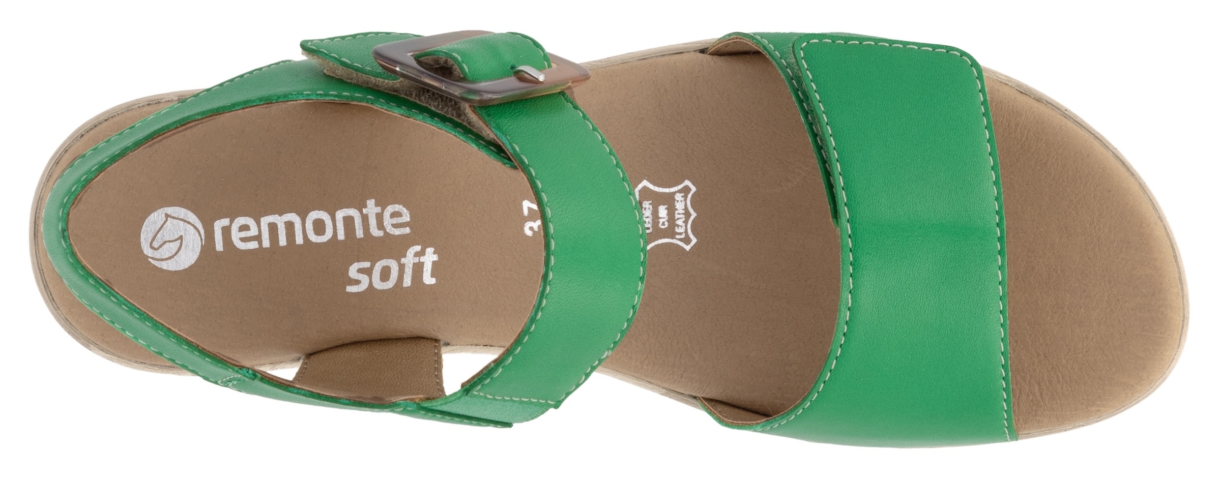Remonte Sandalette, Blockabsatz, Sommerschuh, Sandale mit Klettverschlüssen