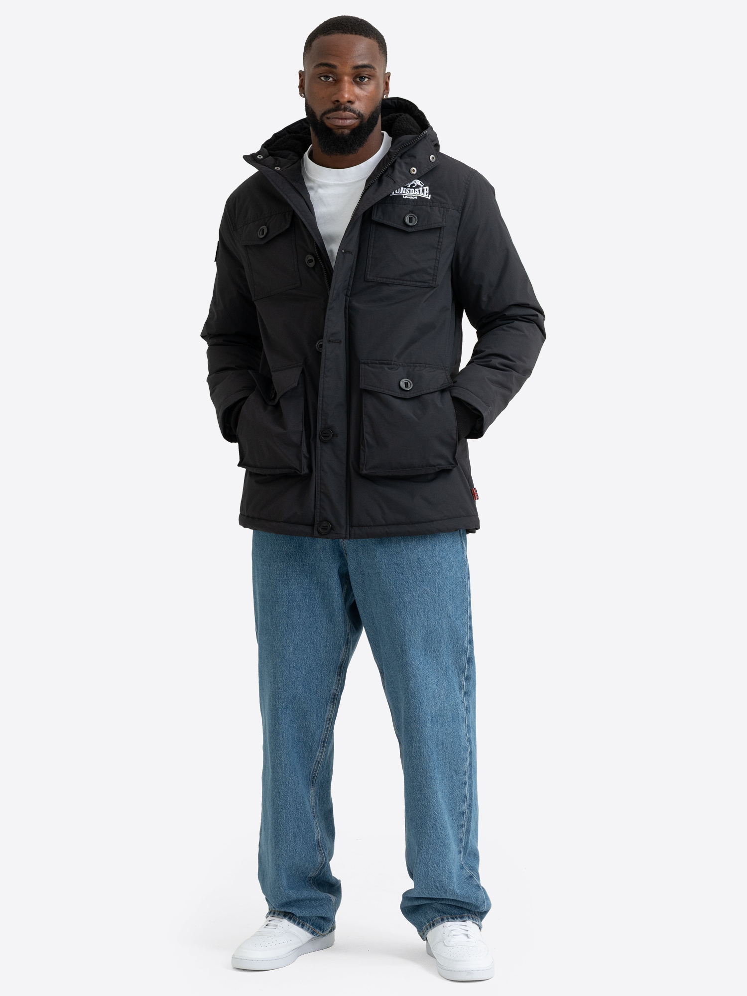 Lonsdale Langmantel »BIRLING« sportlicher Stil, aus Polyester, wasserabweisend, wärmeisolierend