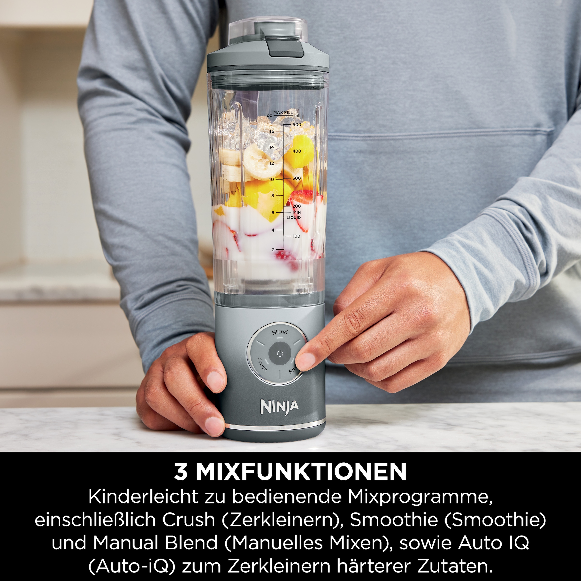 NINJA Standmixer »Blast Max  - Silber BC251EUSL«