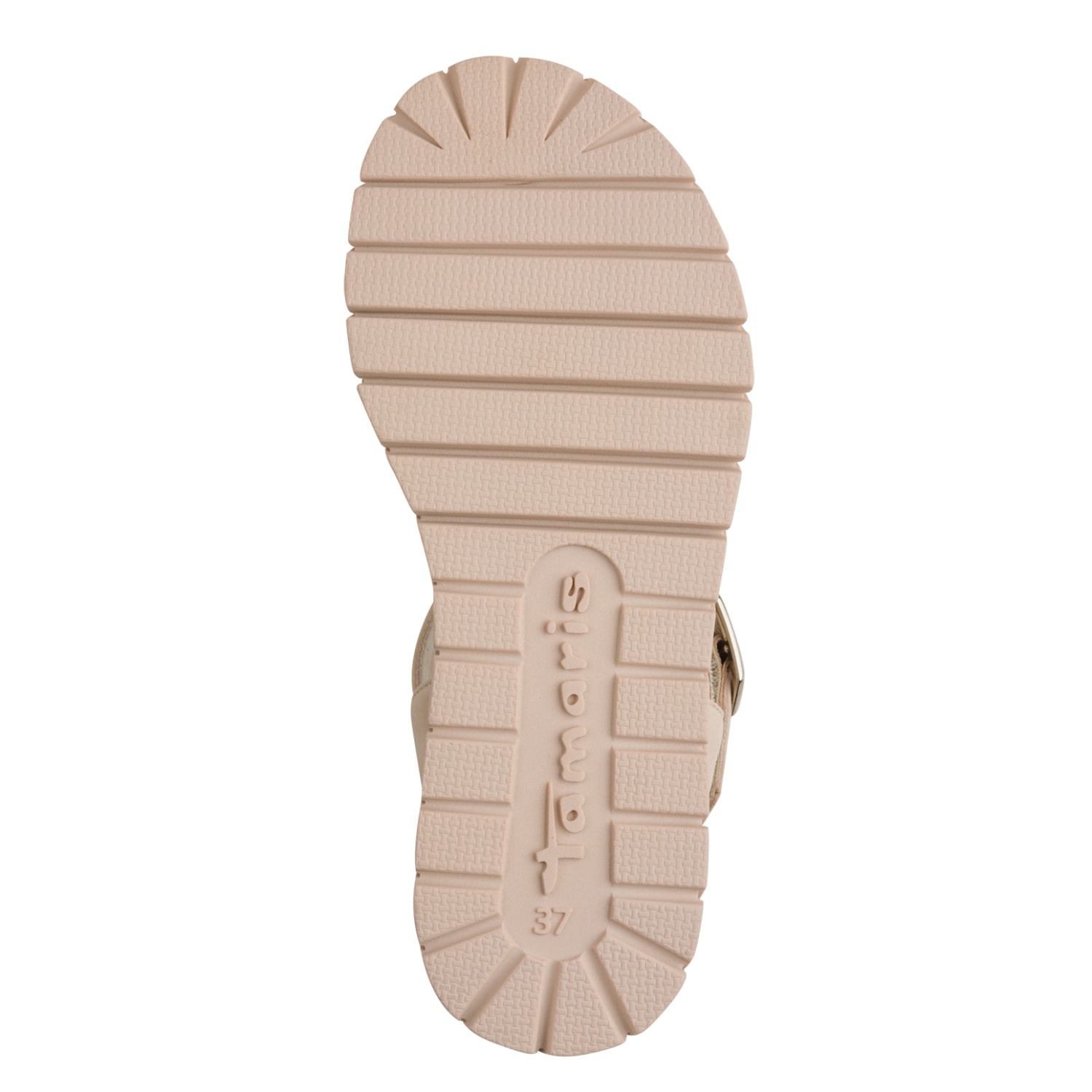 Tamaris Riemchensandale  Sommerschuh, Sandalette mit markantem Plateau
