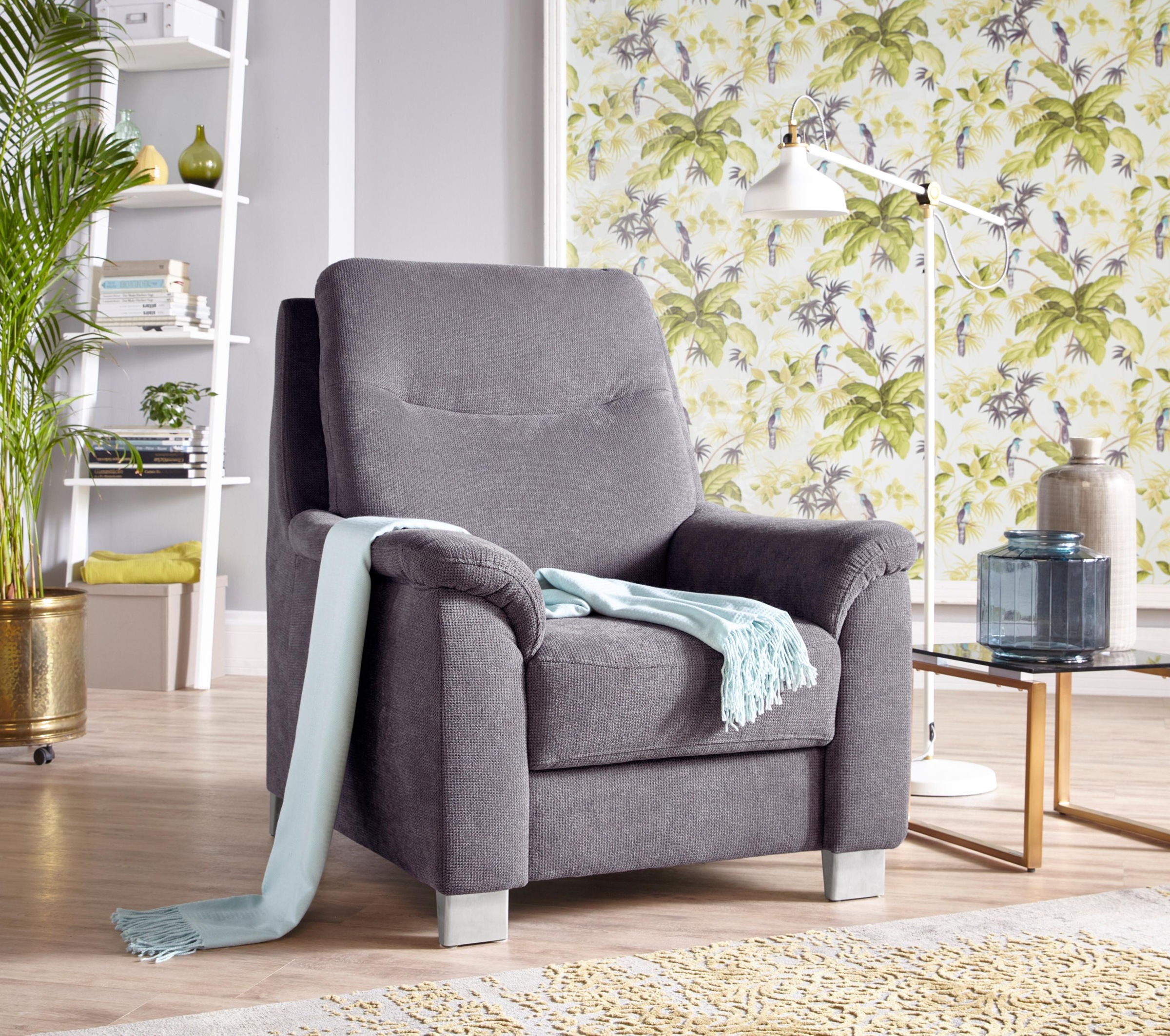 sit&more Sessel »Boccaccio«, inklusive Federkern und Kopfteilverstellung