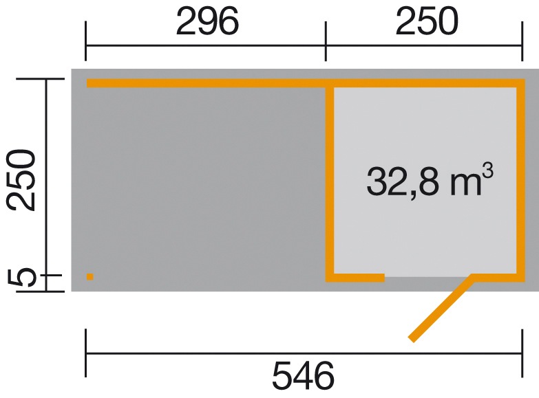 weka Gartenhaus »wekaLine 413A Gr.2«