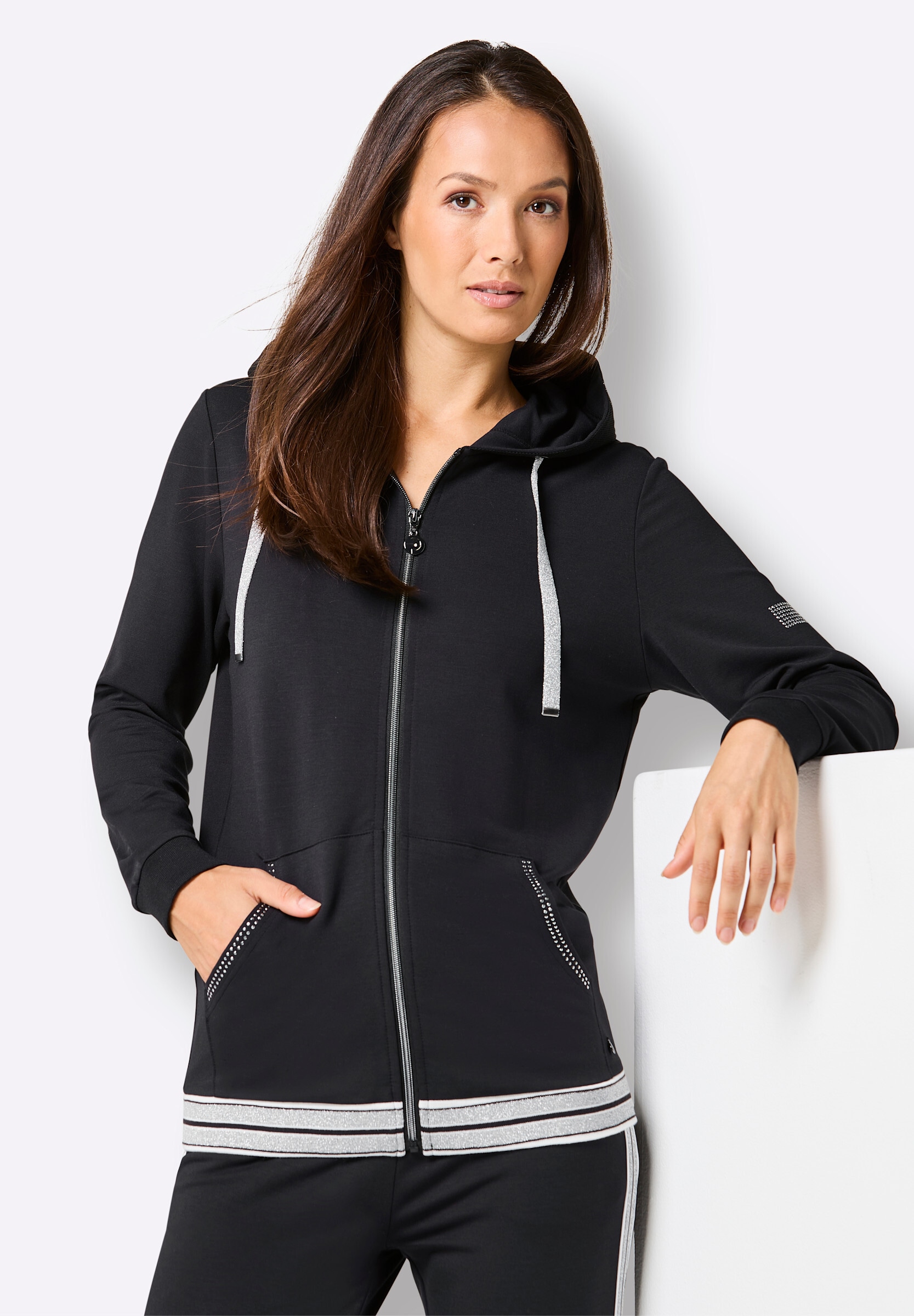 creation L Kurzjacke »Modal-Viskose-Jacke Modal-Viskose-Jacke« 1 Stk. tlg.