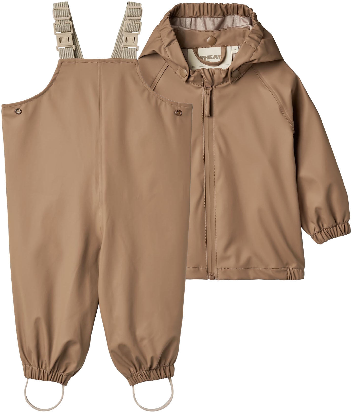 WHEAT Regenoverall »Rainwear Charlie« 2 Stk. bestehend aus Jacke und Latzhose