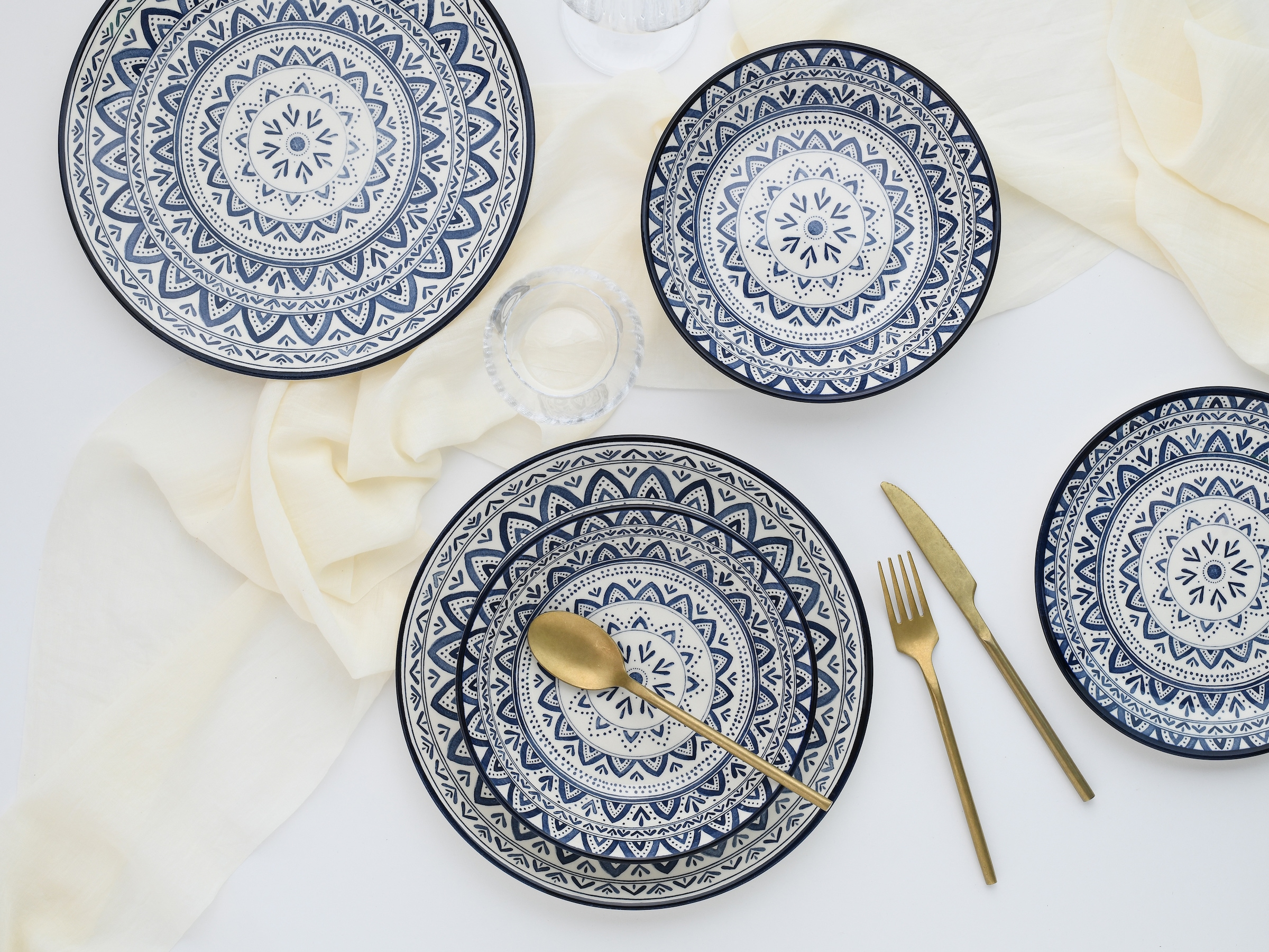 CreaTable Teller-Set »Mexico, Tellerset 18-tlg« Traditionelle Motive