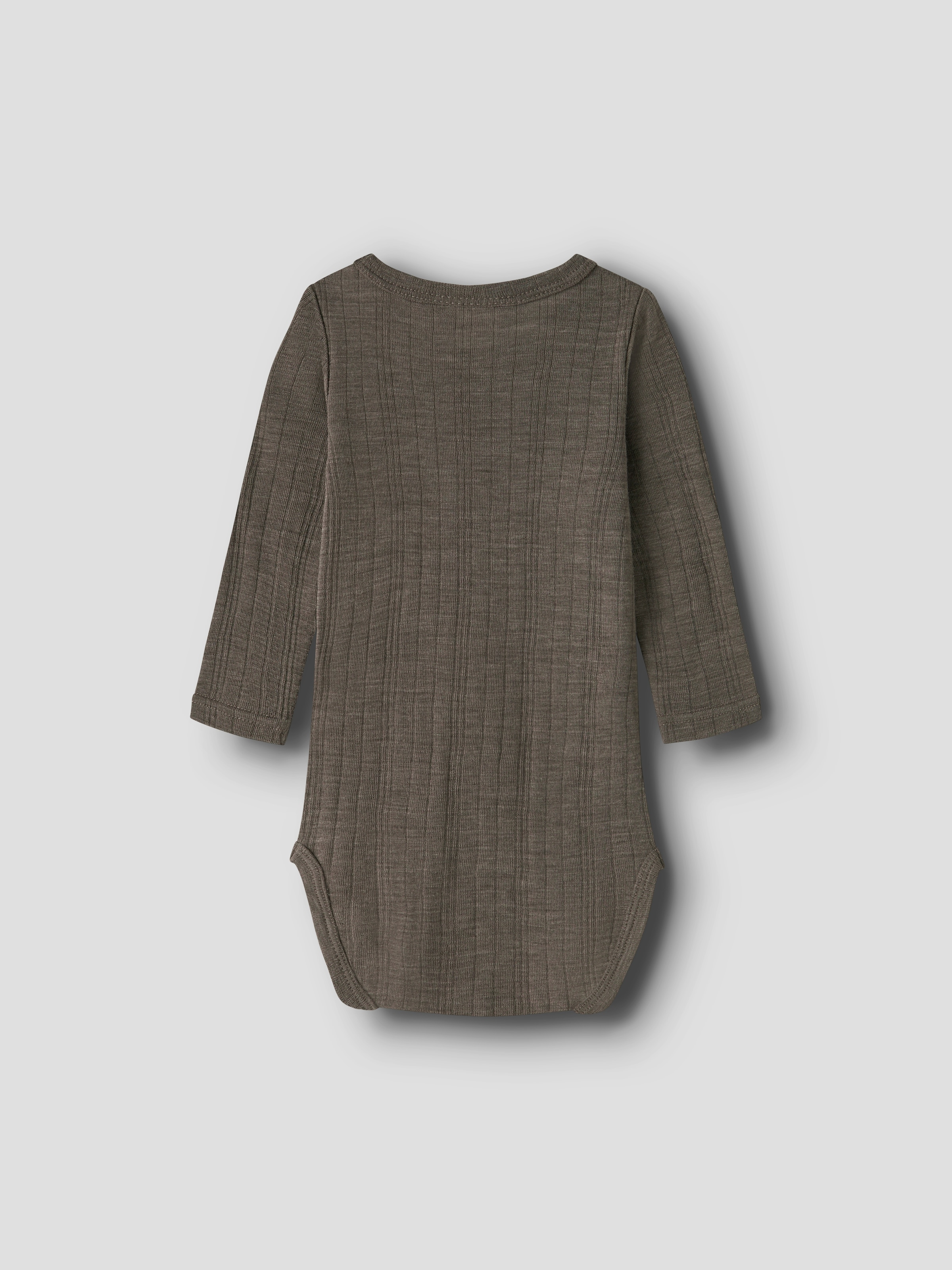 Name It Langarmbody »NBMWANG WOOL NEEDLE LS BODY SOLID NOOS« aus reiner Merinowolle