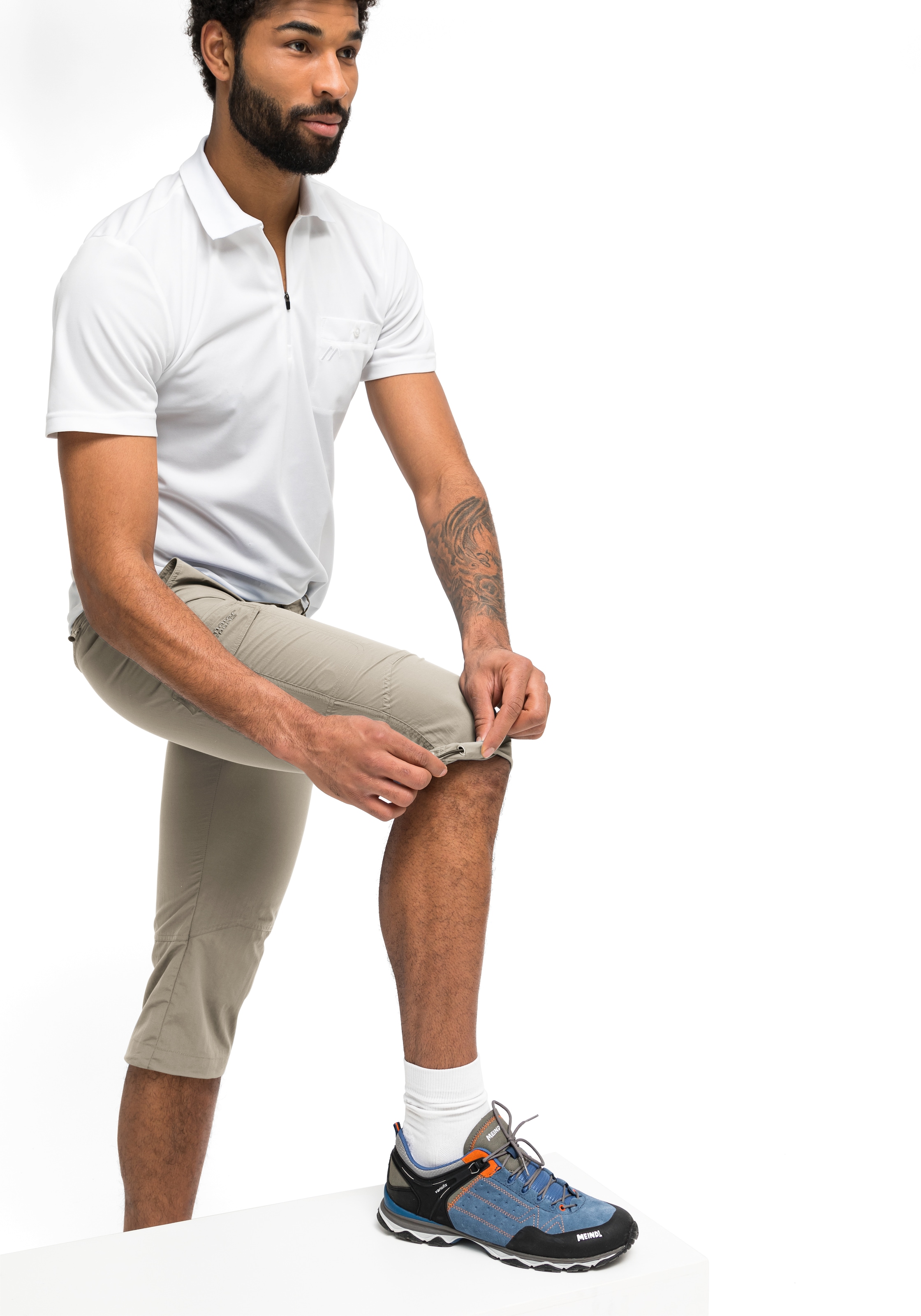 Maier Sports Caprihose »Jens«  kurze Hose Herren, luftige Wanderhose, leichte Outdoorhose, Reg Fit