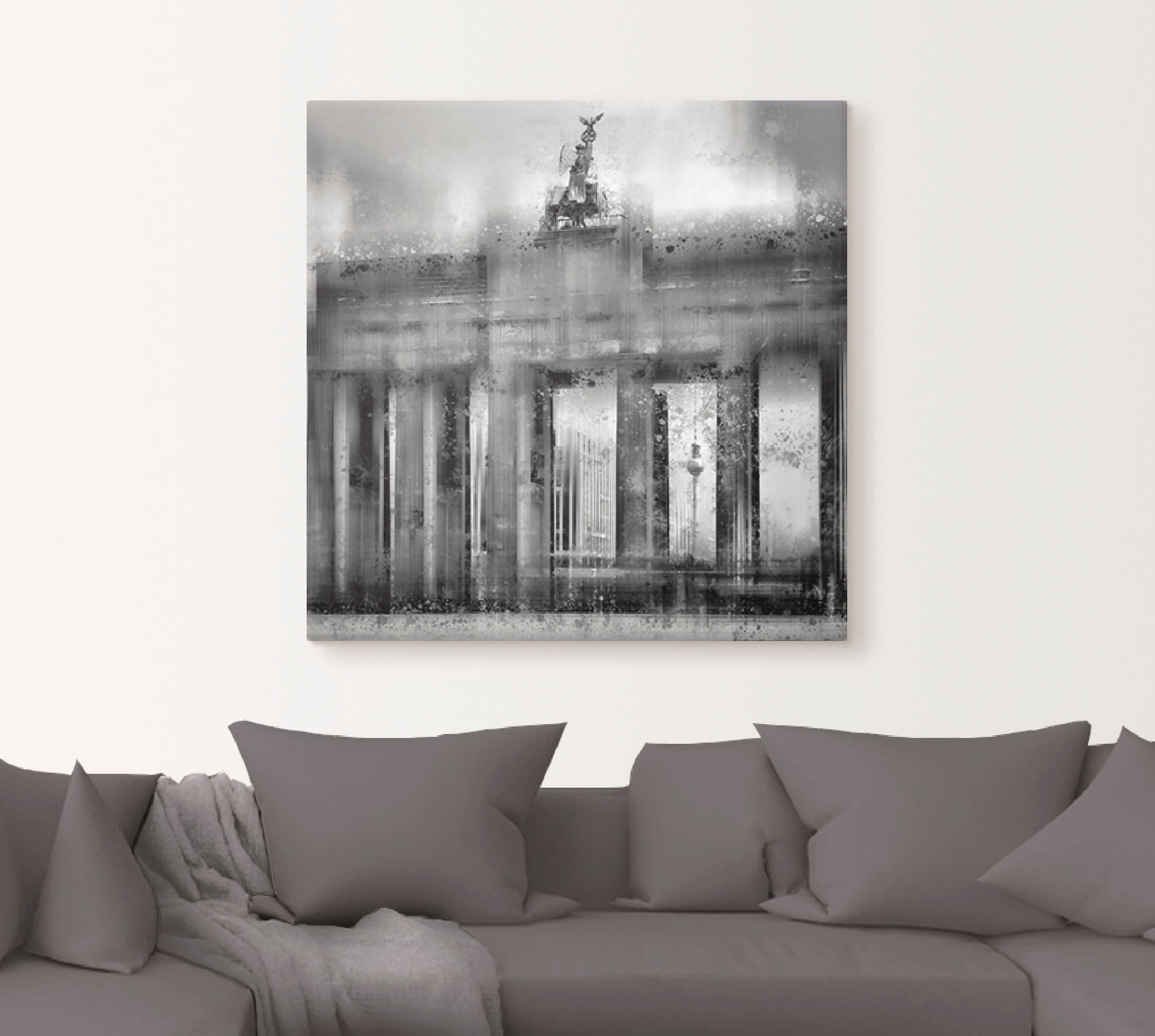 bestellen »Berlin bequem Wandbild als Leinwandbild, Alubild, Brandenburger Tor (1 Gebäude, in Poster Größen oder versch. Artland Wandaufkleber St.), II«,