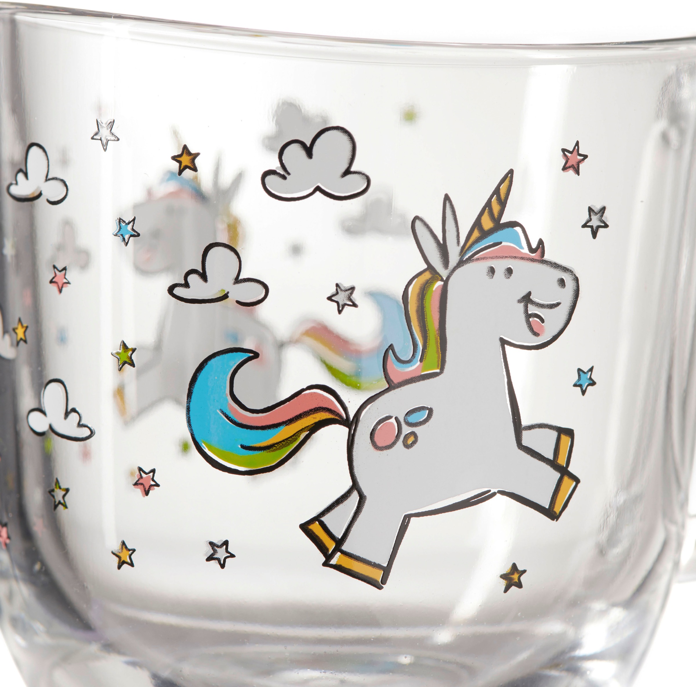 LEONARDO Tasse »BAMBINI Einhorn«, (Set, 6 tlg.), 280 ml, 6-teilig