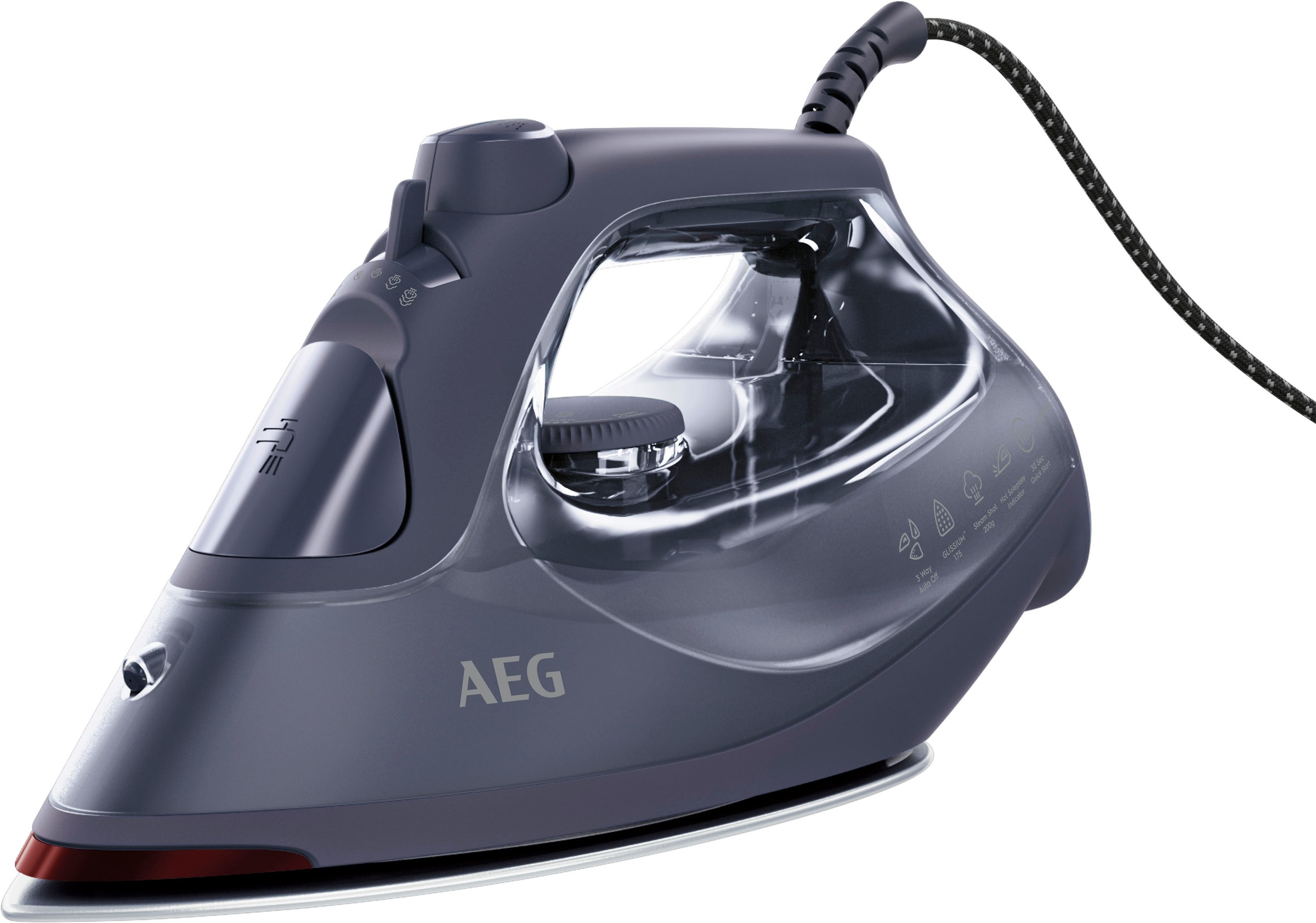AEG SI6-1-4MN Dampfbügeleisen Keramik-Bügelsohle 2500 W Blau