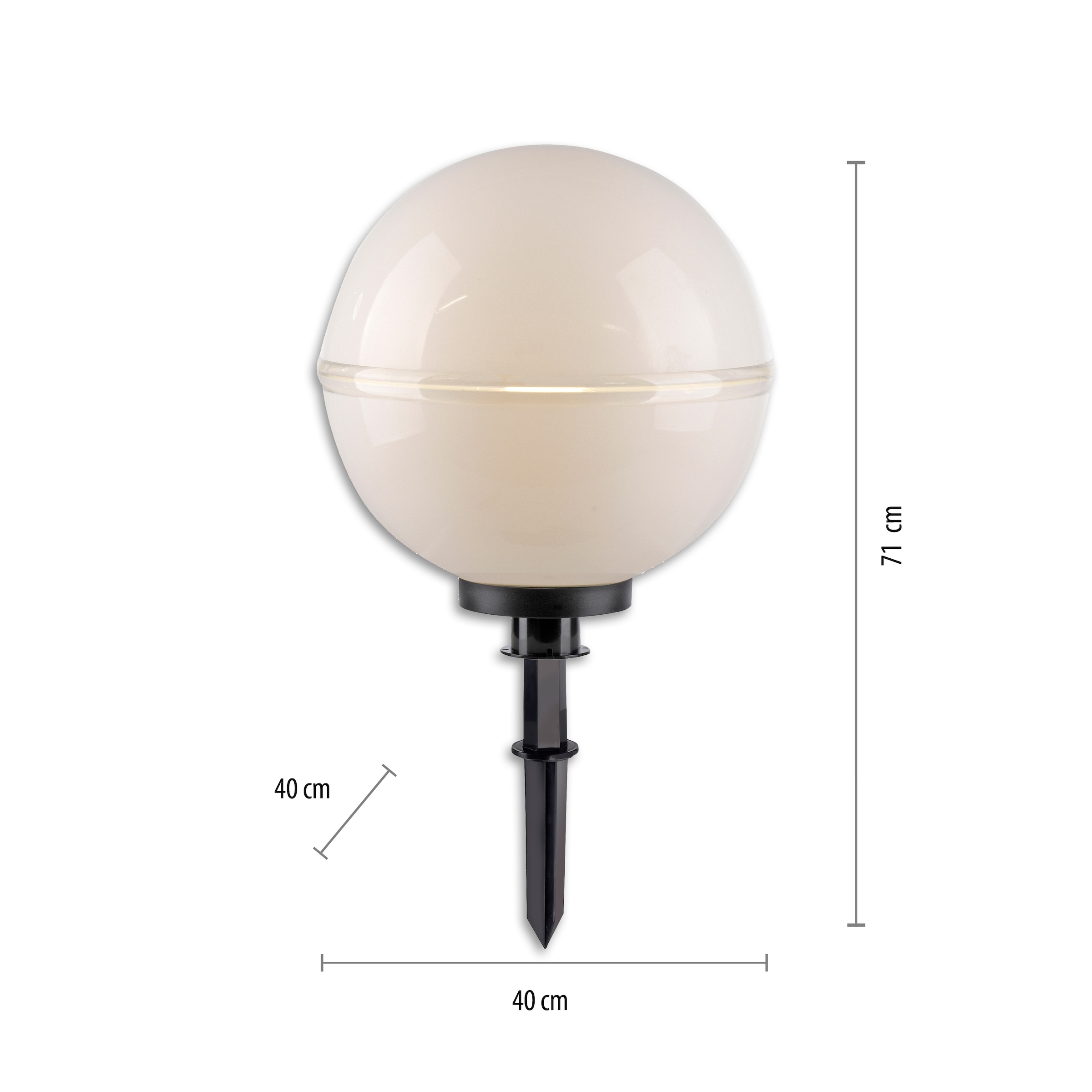 JUST LIGHT Kugelleuchte »HEMIS« E27 1 Stk. ExklusiveE27, IP44