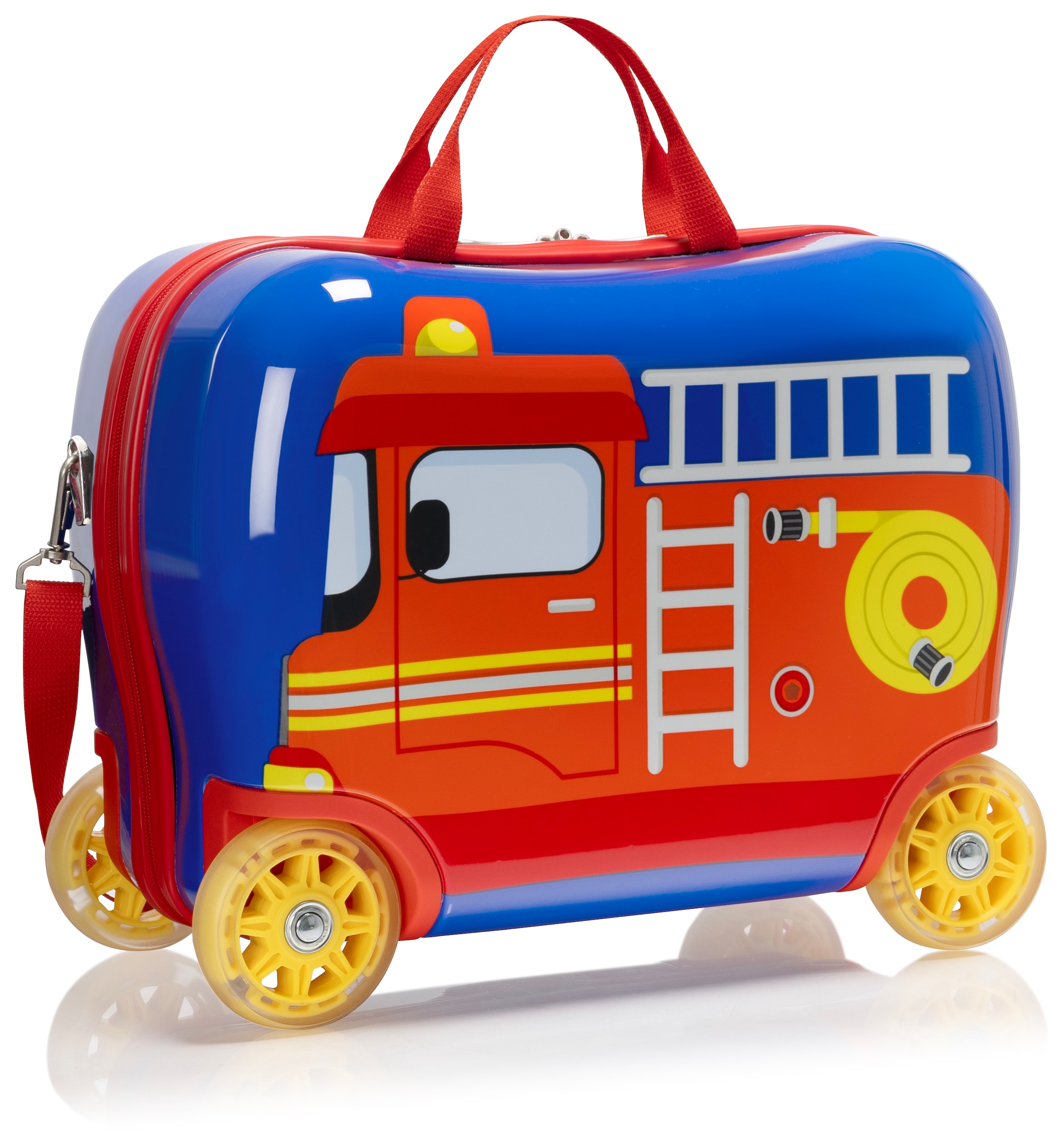 Kinderkoffer »Fire Truck Ride-On Luggage«, 4 St. Rollen, Heys x Joachim Llambi...