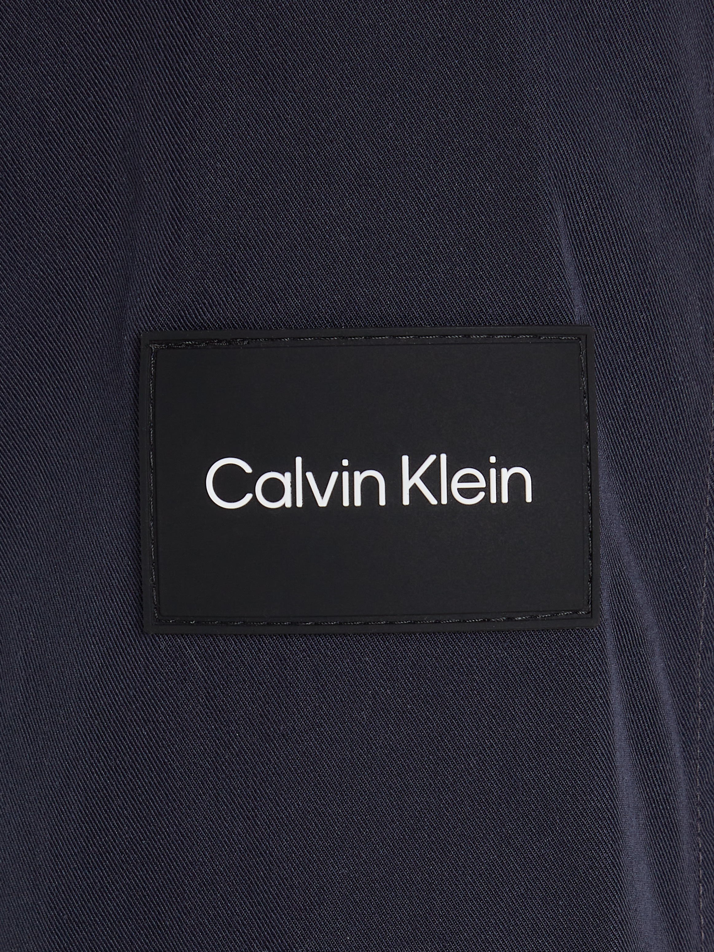 Calvin Klein Langarmhemd »COTTON NYLON OVERSHIRT«, mit aufgesetzten Brusttaschen