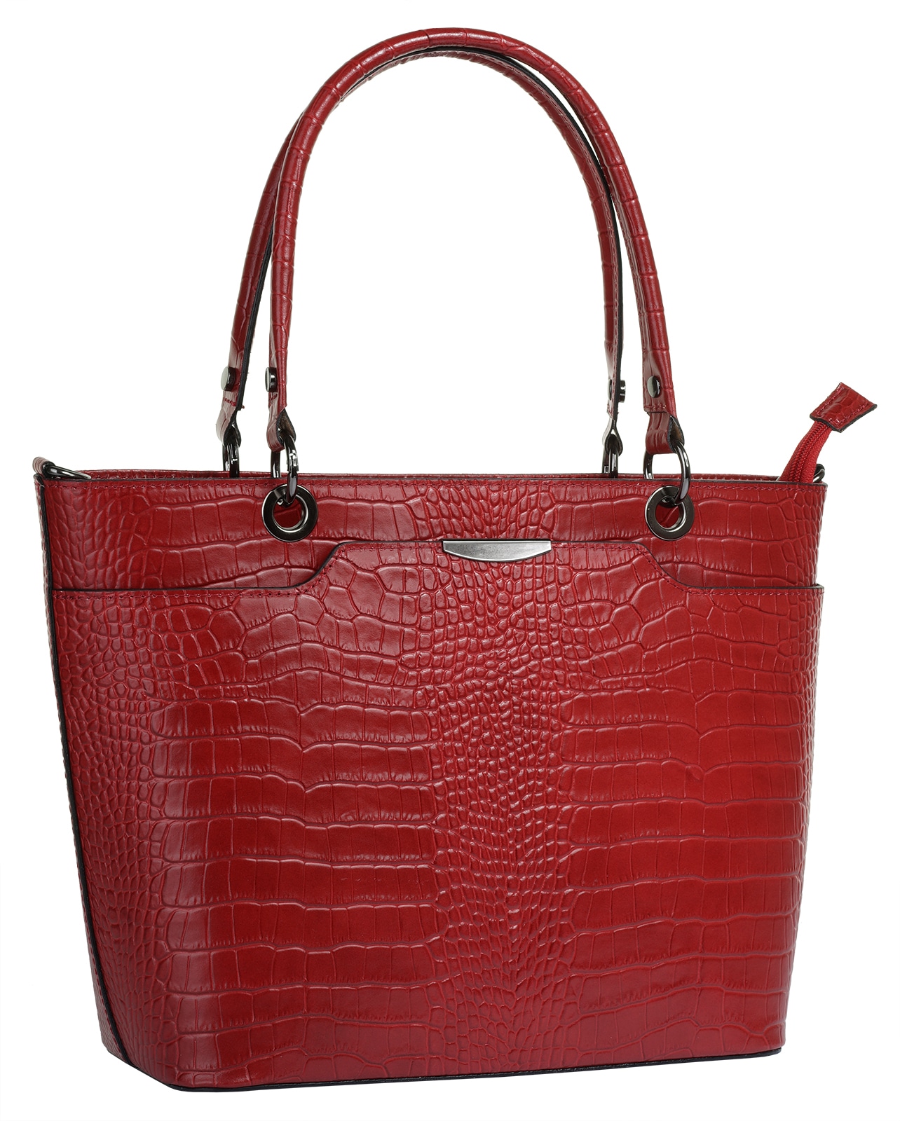 Cluty Henkeltasche echt Leder, Made in Italy