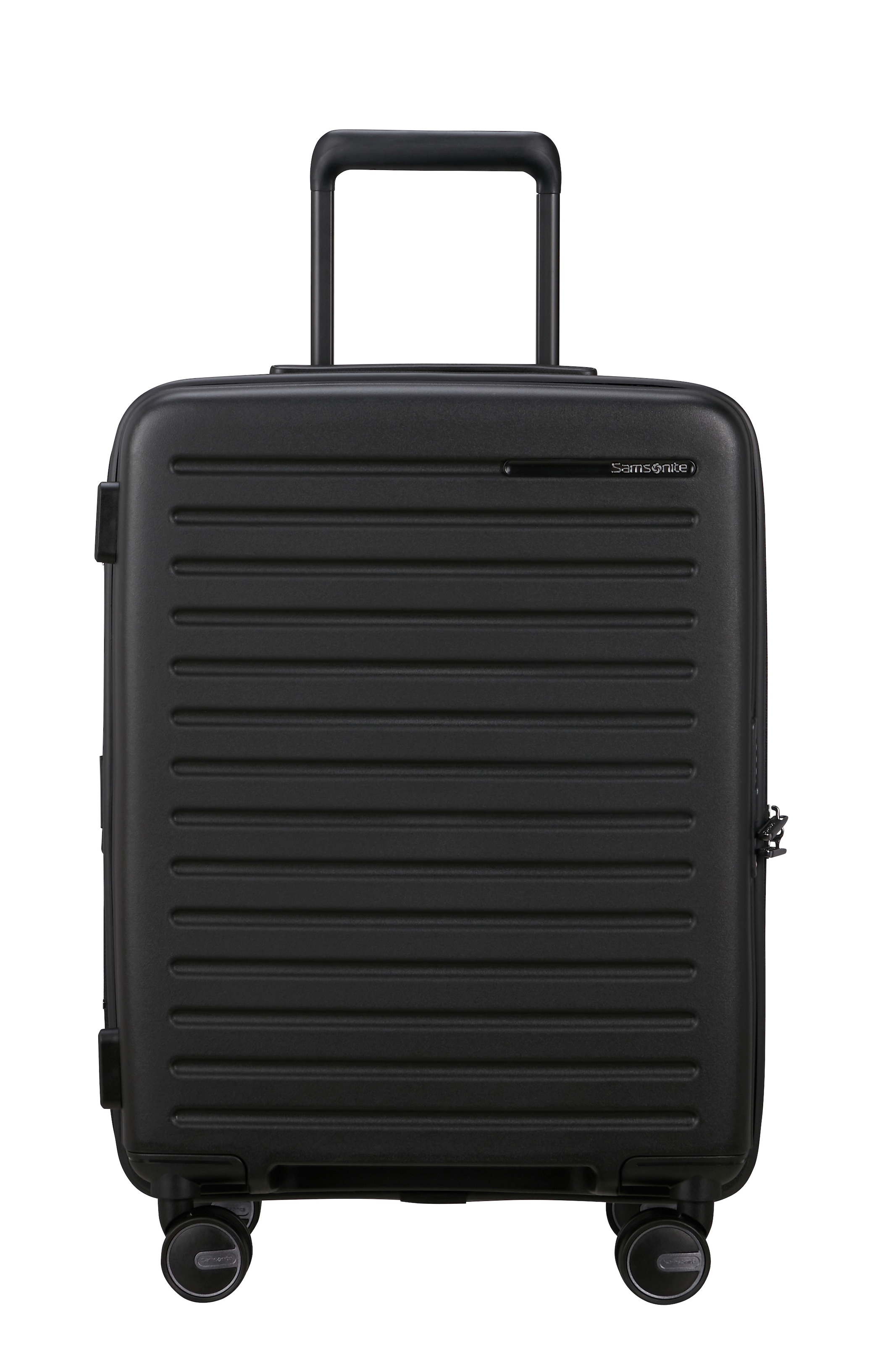 Samsonite Hartschalen-Trolley »RESTACKD« 39 l 4 Rollen mit fester Trennwand und verstellbaren Packgurten