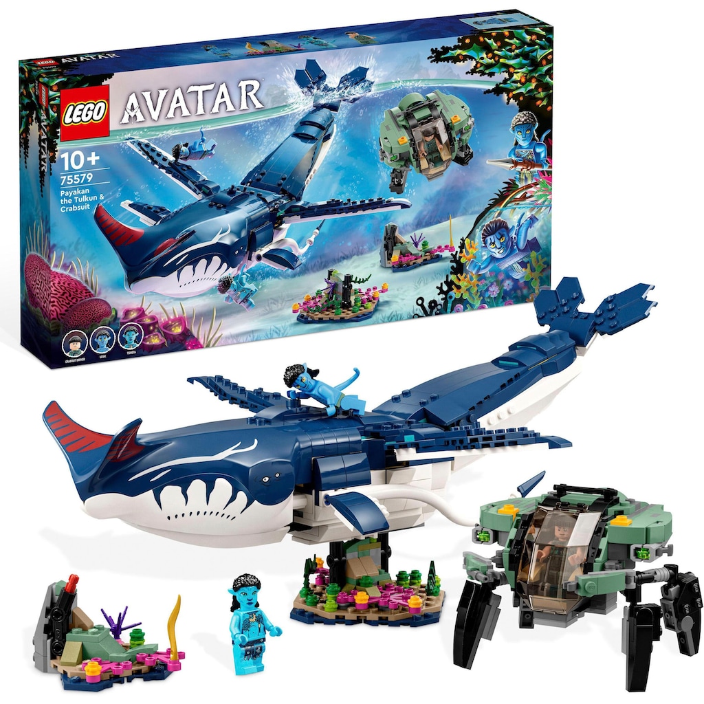 LEGO® Konstruktionsspielsteine »Payakan der Tulkun und Krabbenanzug (75579), LEGO® Avatar«, (761 St.)