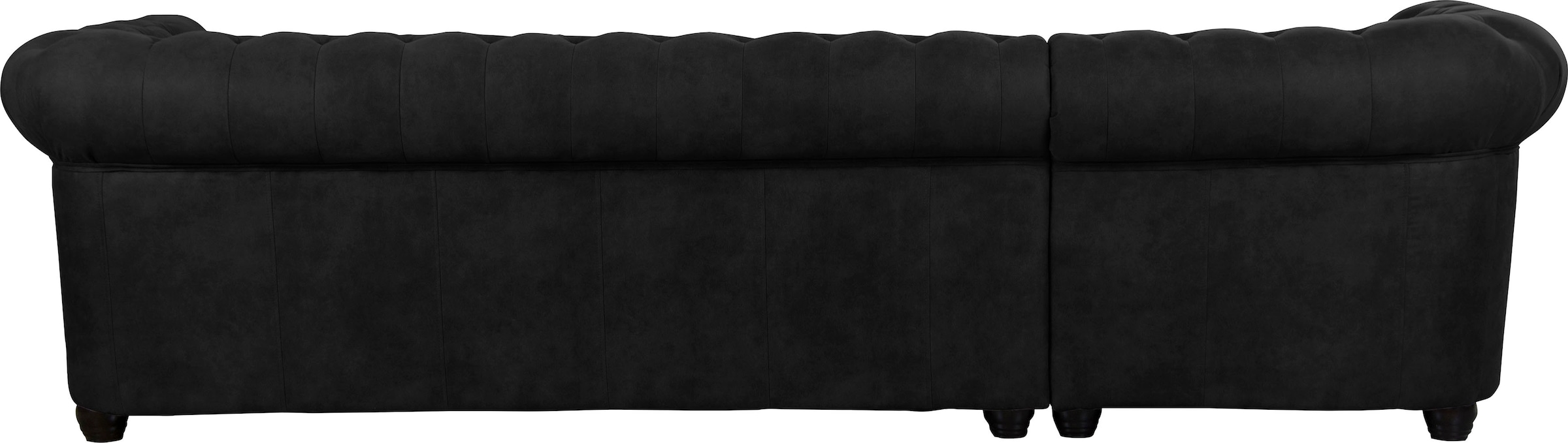 Home affaire Chesterfield-Sofa »Rysum L-Form«, Chesterfield-Optik mit Ottomanen-Abschluß