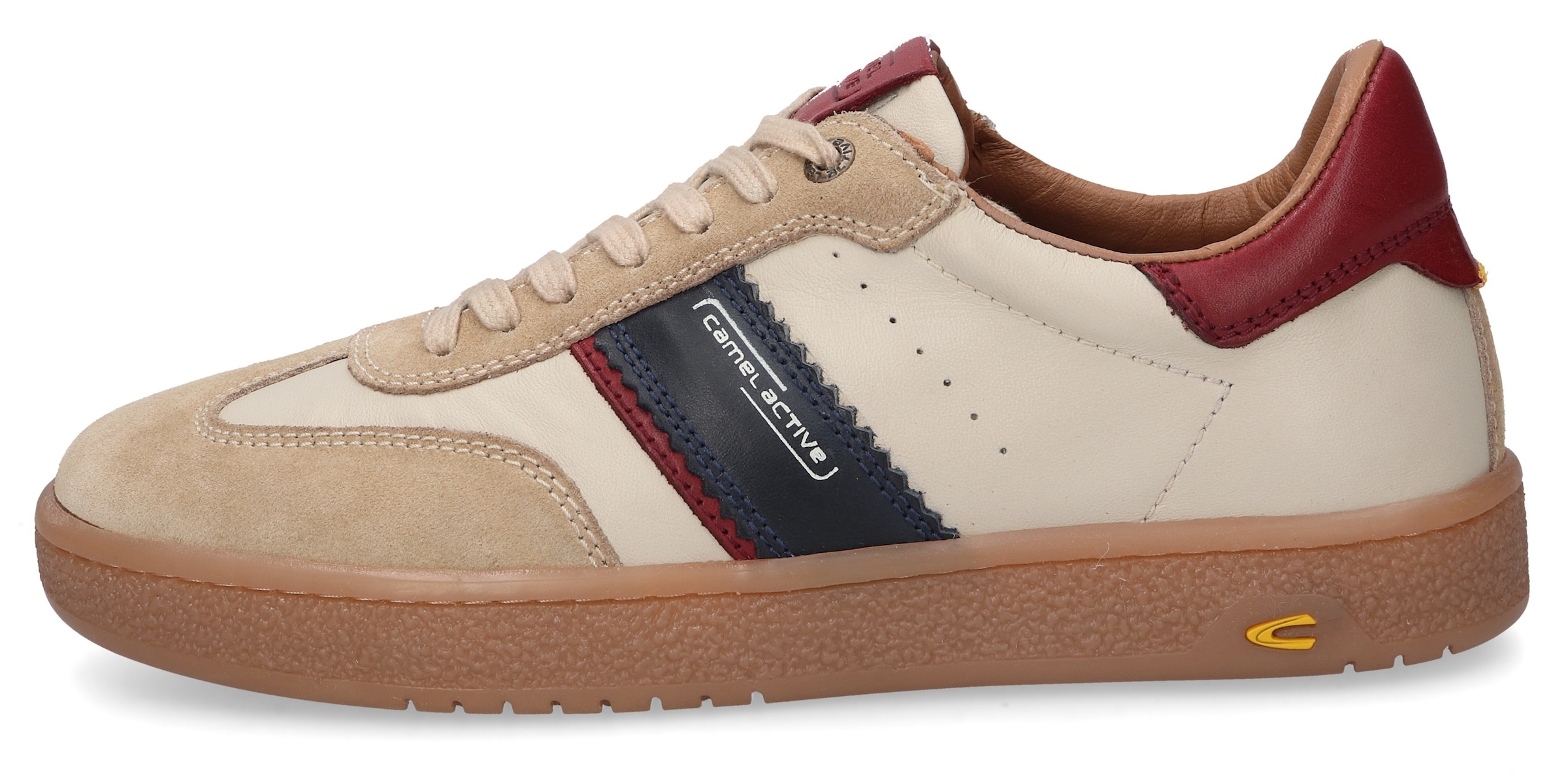 camel active Sneaker, Schnürschuh, Retro Sneaker, Freizeischuh mit Logoschriftzug