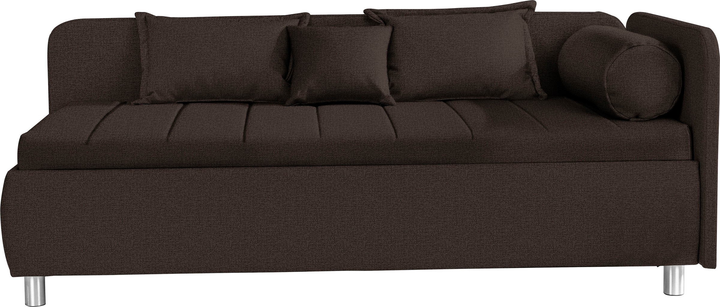 alina Schlafsofa »Kiana«, mit Bettkasten und Zierkissen, Liegefläche 90/200 cm oder 100/200 cm