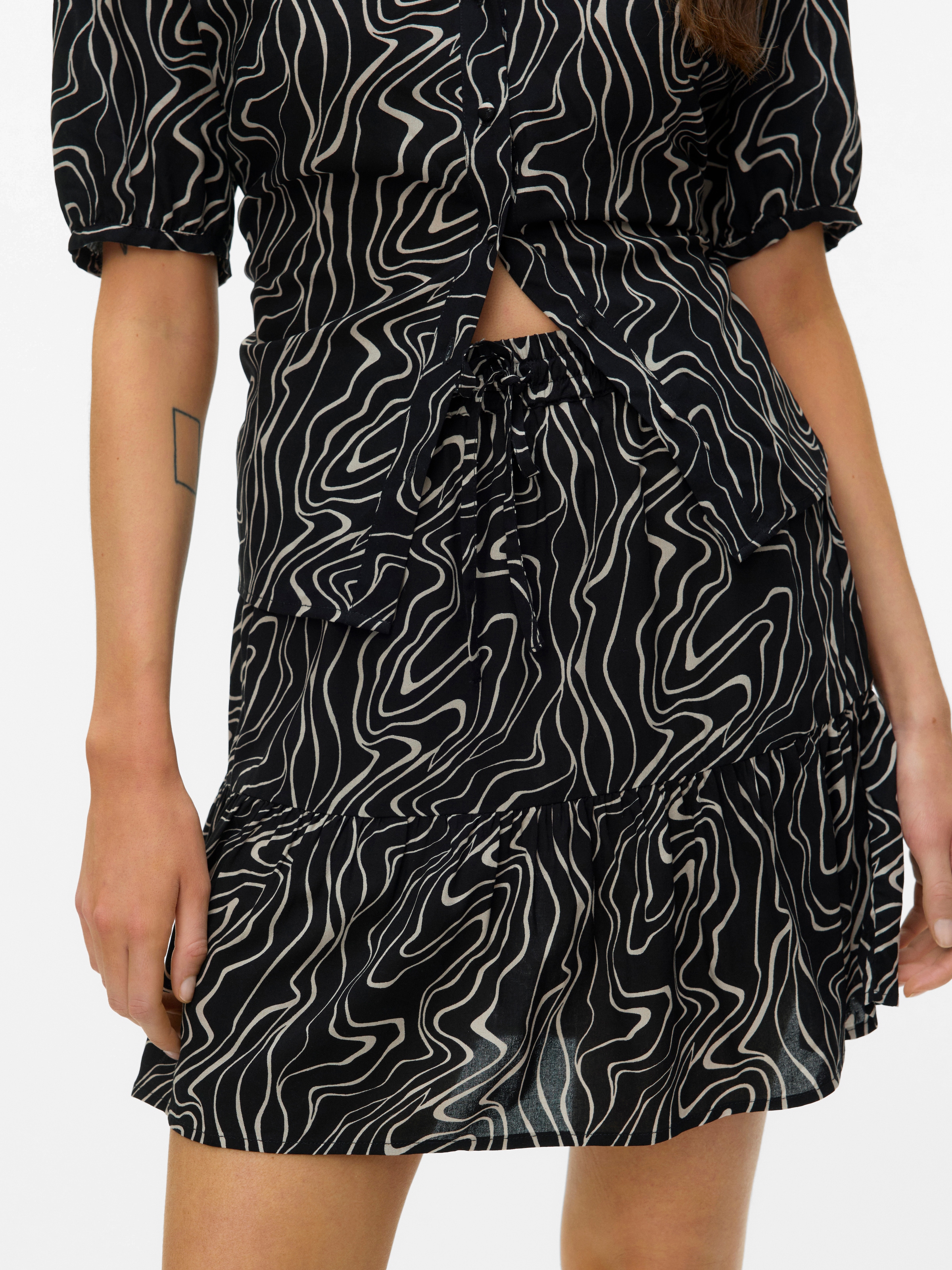 Vero Moda Minirock »VMEASY JOY H/W SHORT SKIRT WVN« Viskose