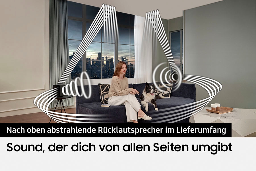 Samsung Soundbar »HW-Q995GC«, Gratis dazu:48 Mon.Garantie im Wert von 39,99€; 4.0.2 Rücklautsprecher