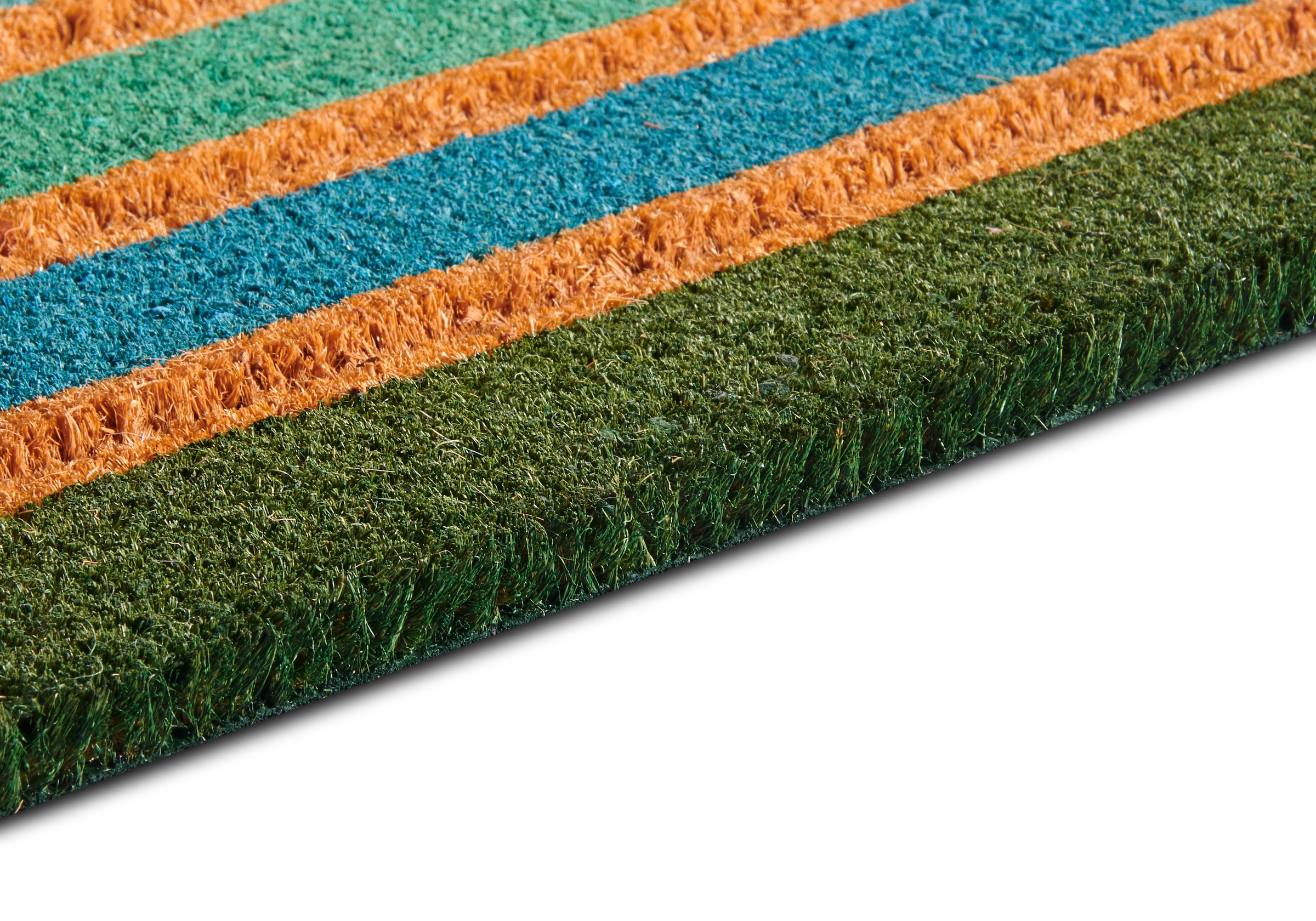HANSE Home Fußmatte »Mix Mats Kokos Colorful Stripes«, rechteckig, Kokos,  Schmutzfangmatte, Outdoor, Rutschfest, Innen, Kokosmatte, Bunt | Fußmatten