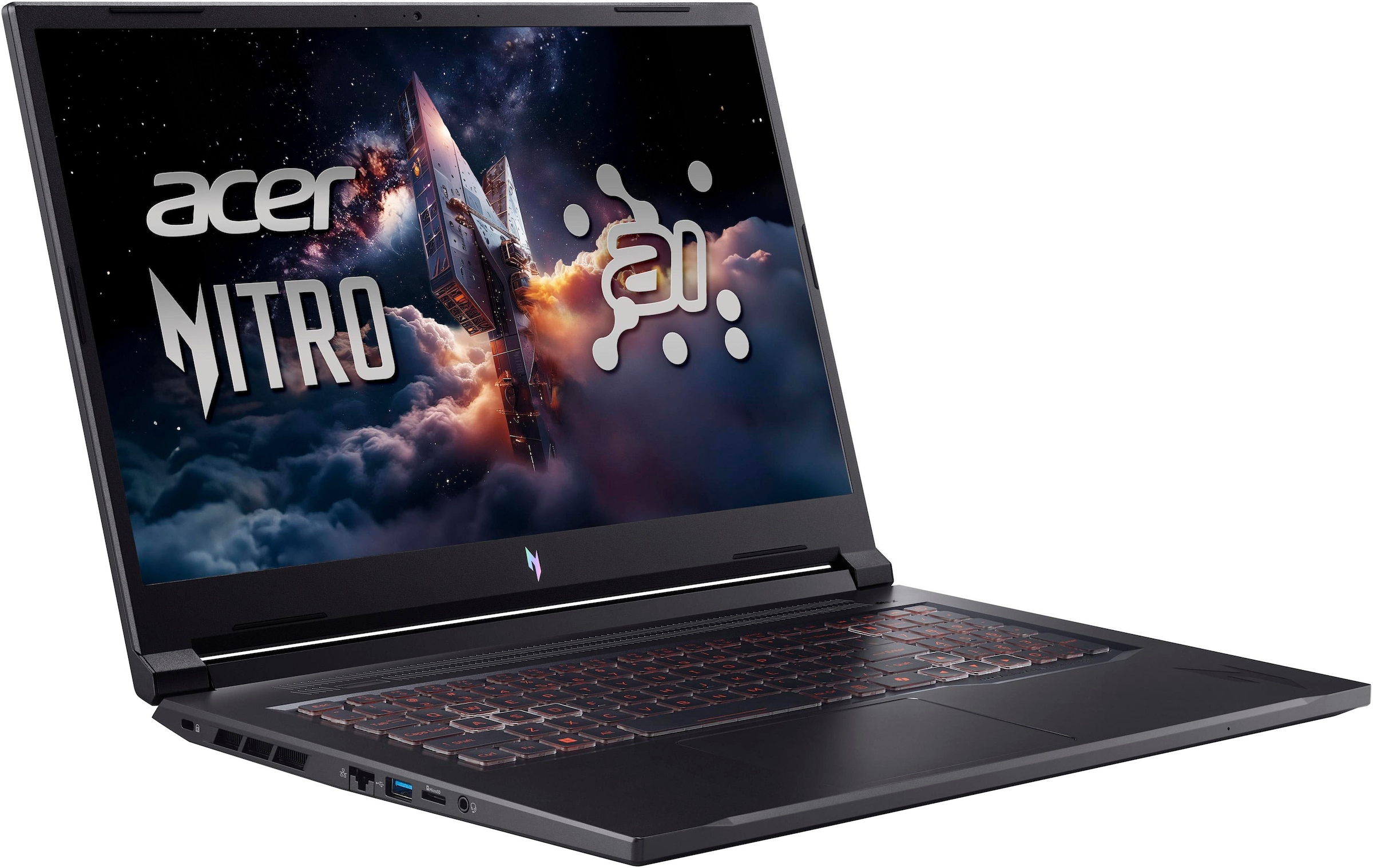 Acer Gaming-Notebook »Nitro V ANV17-41 RTX 5050/5060/5070« 43,94 cm / 17,3 ″ AMD Ryzen 7 GeForce RTX 5060 512 GB SSD