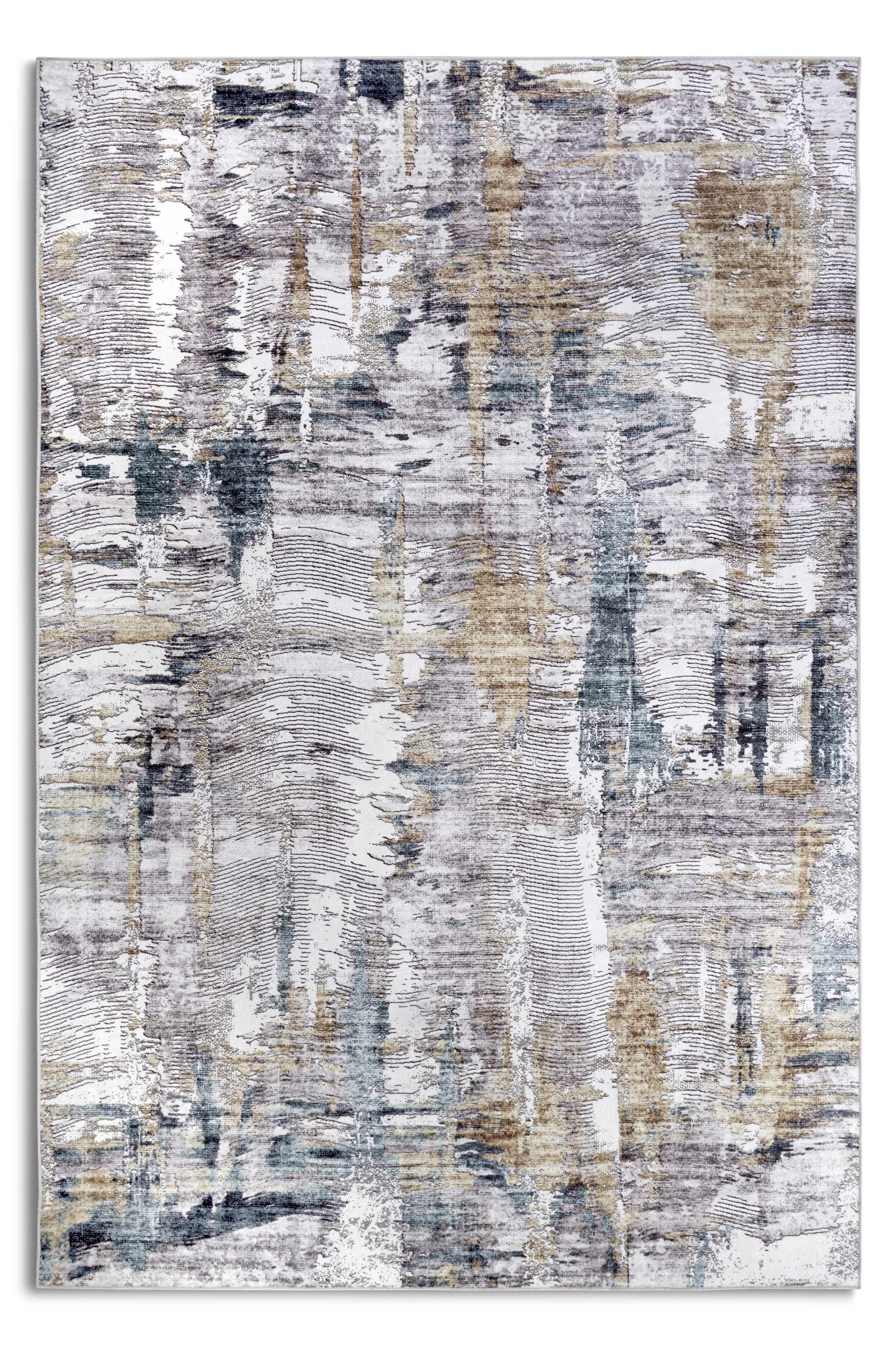 ELLE DECORATION Teppich »Malard« rechteckig 5 mm Höhe Kurzflor, Anti Rutsch, Vintage, Modern, Wohnzimmer, Flur