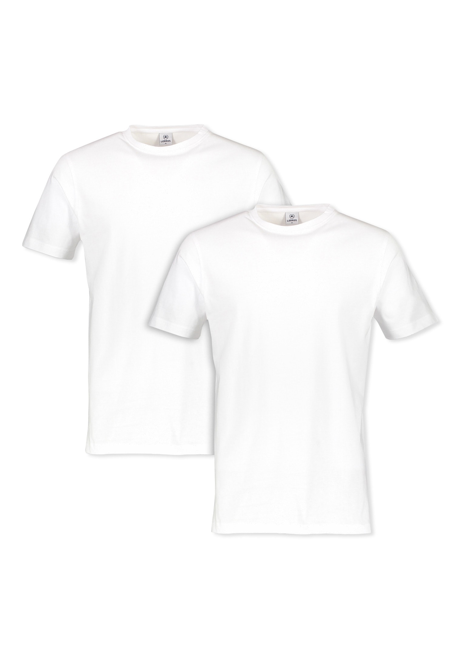 LERROS T-Shirt »LERROS Rundhals Doppelpack T-Shirt in Premium Baumwollqualität«