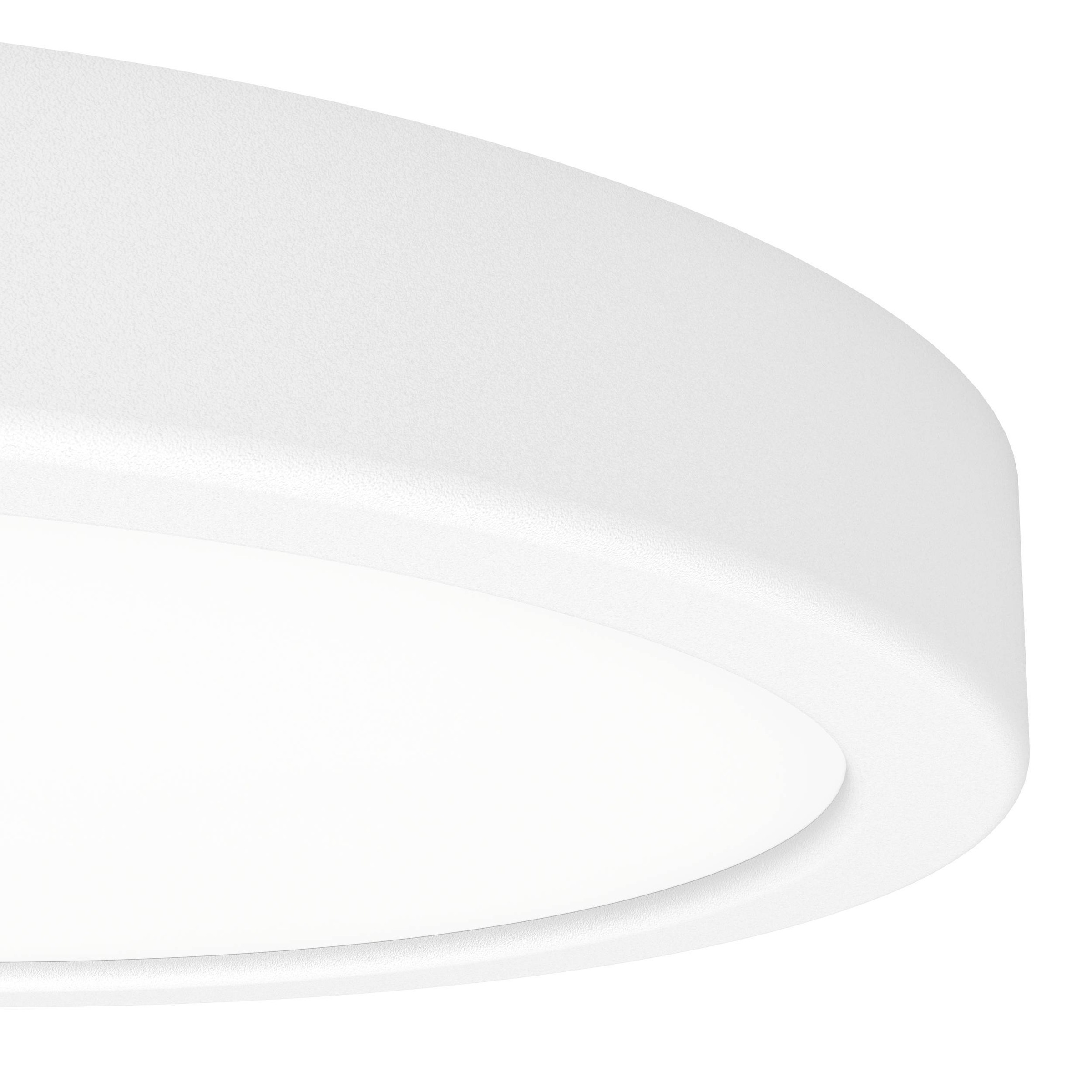 EGLO Aufbauleuchte »Fueva 6 Deckenleuchte, Badlampe Decke, Kunststoff, Deckenbeleuchtung« LED-Modul 1 Stk. Kaltweiß | Neutralweiß | Warmweiß Aufbauleuchte - H2,5 x Ø21,1 cm - weiß - 11,5W inkl.