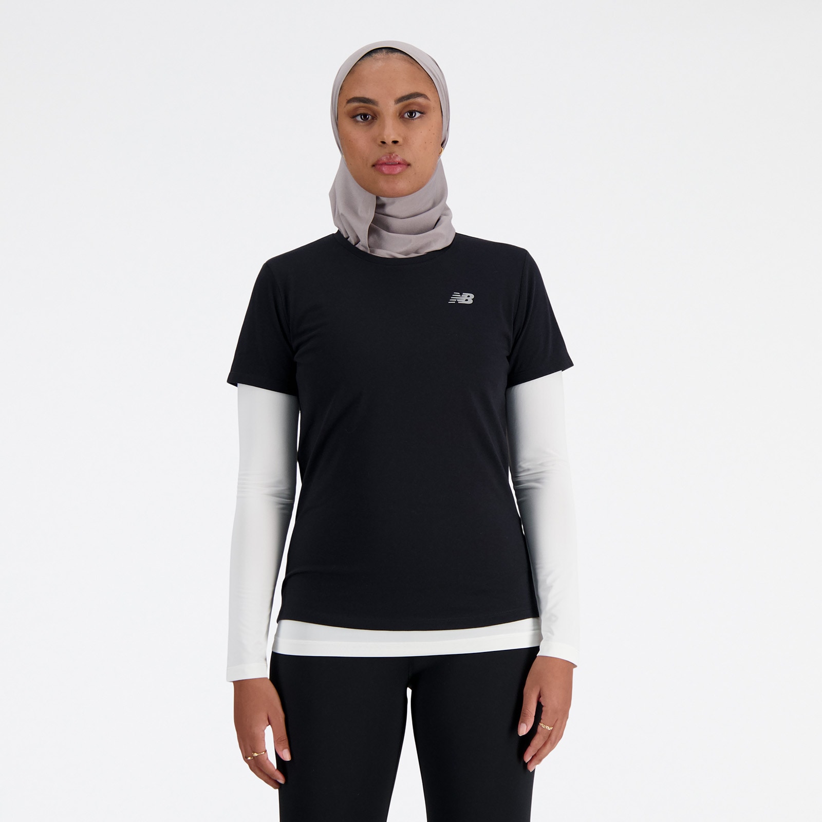 New Balance Laufshirt, mit Label