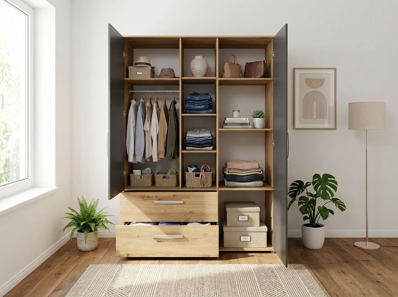 arthur berndt Jugendzimmer-Set »Kinderzimmer »Alessio« Set 4-teilig« Set, 4 Stk. tlg. Modernes Kleinkinderzimmer - Set