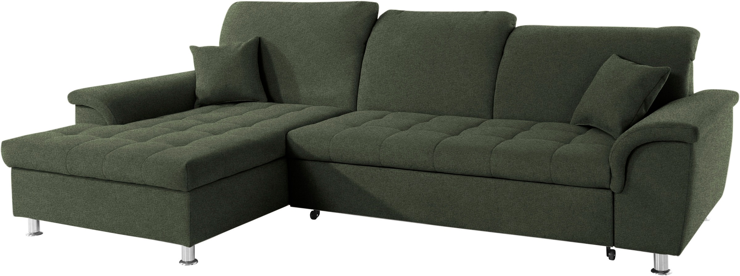 DOMO collection Ecksofa »Franzi L-Form«, wahlweise mit Kopfteilverstellung (dann Tiefe: 170 cm)