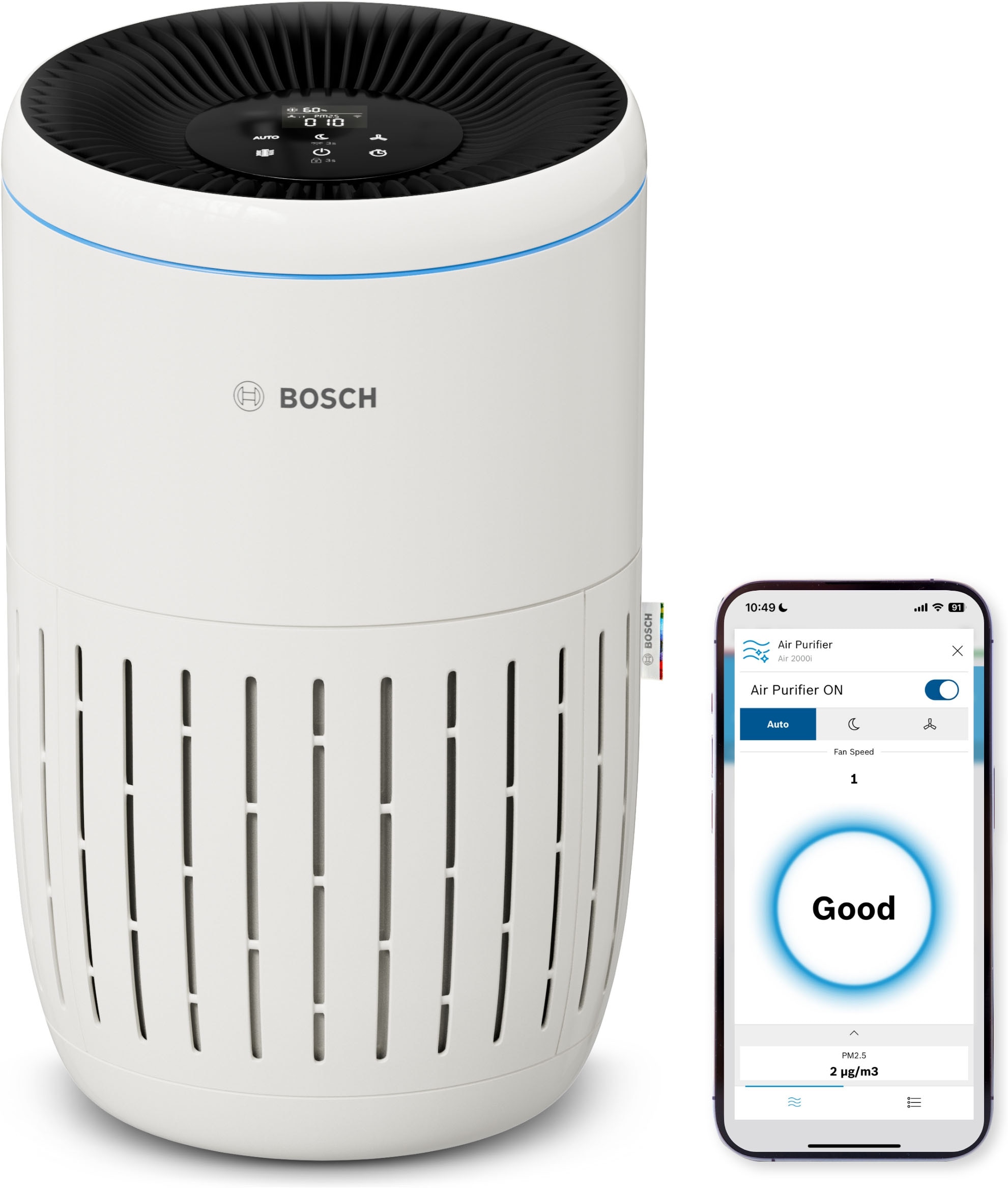 Bosch Home Comfort Air Set - mit Luftreiniger 2000i + Ersatzfilter