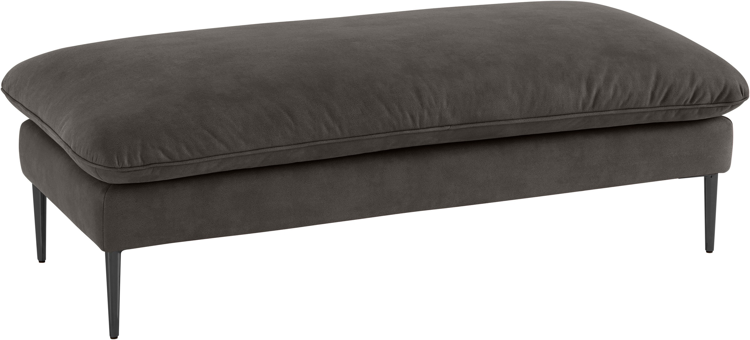 W.SCHILLIG Hocker »enjoy&MORE« Füße schwarz pulverbeschichtet, Breite 151 cm